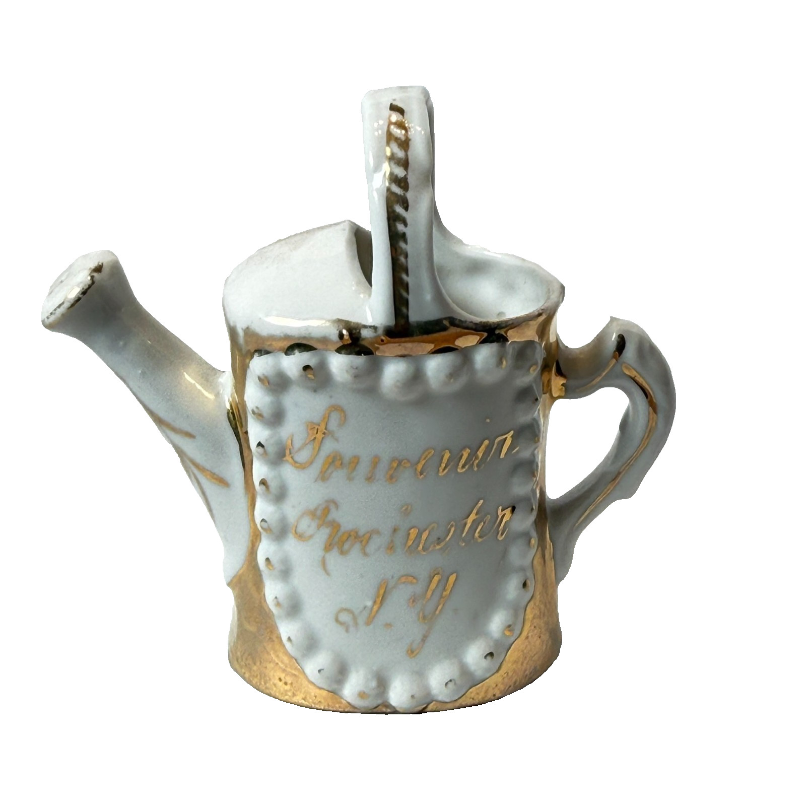 ROCHESTER NY NEW YORK ANTIQUE Souvenir China TRINKET CREAMER TEA POT ROCHESTER NY NEW YORK ANTIQUE Souvenir China TRINKET CREAMER TEA POT