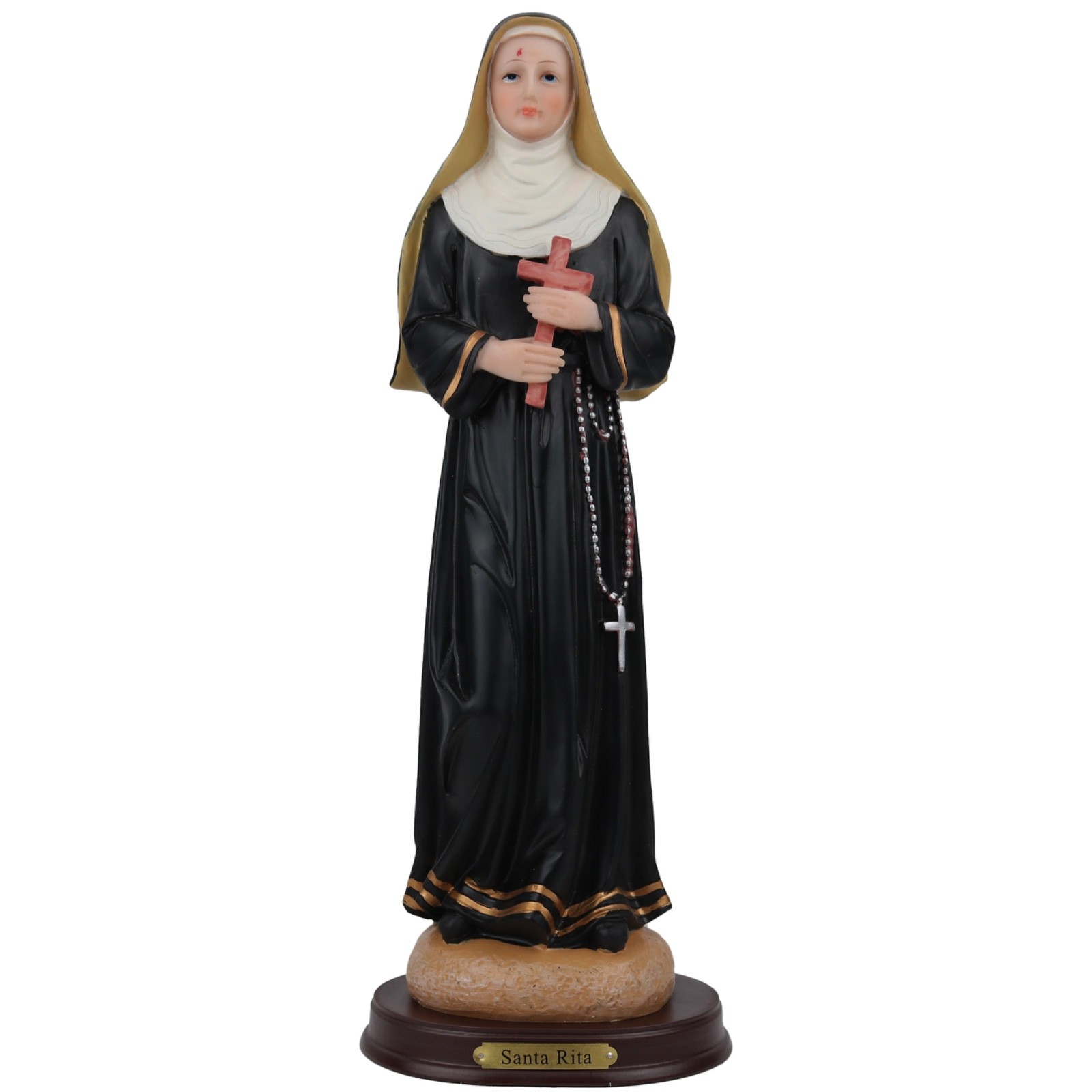 Santa Rita , St Rita of Cascia 12” Resin Statue Figurine Santa Rita , St Rita of Cascia 12” Resin Statue Figurine