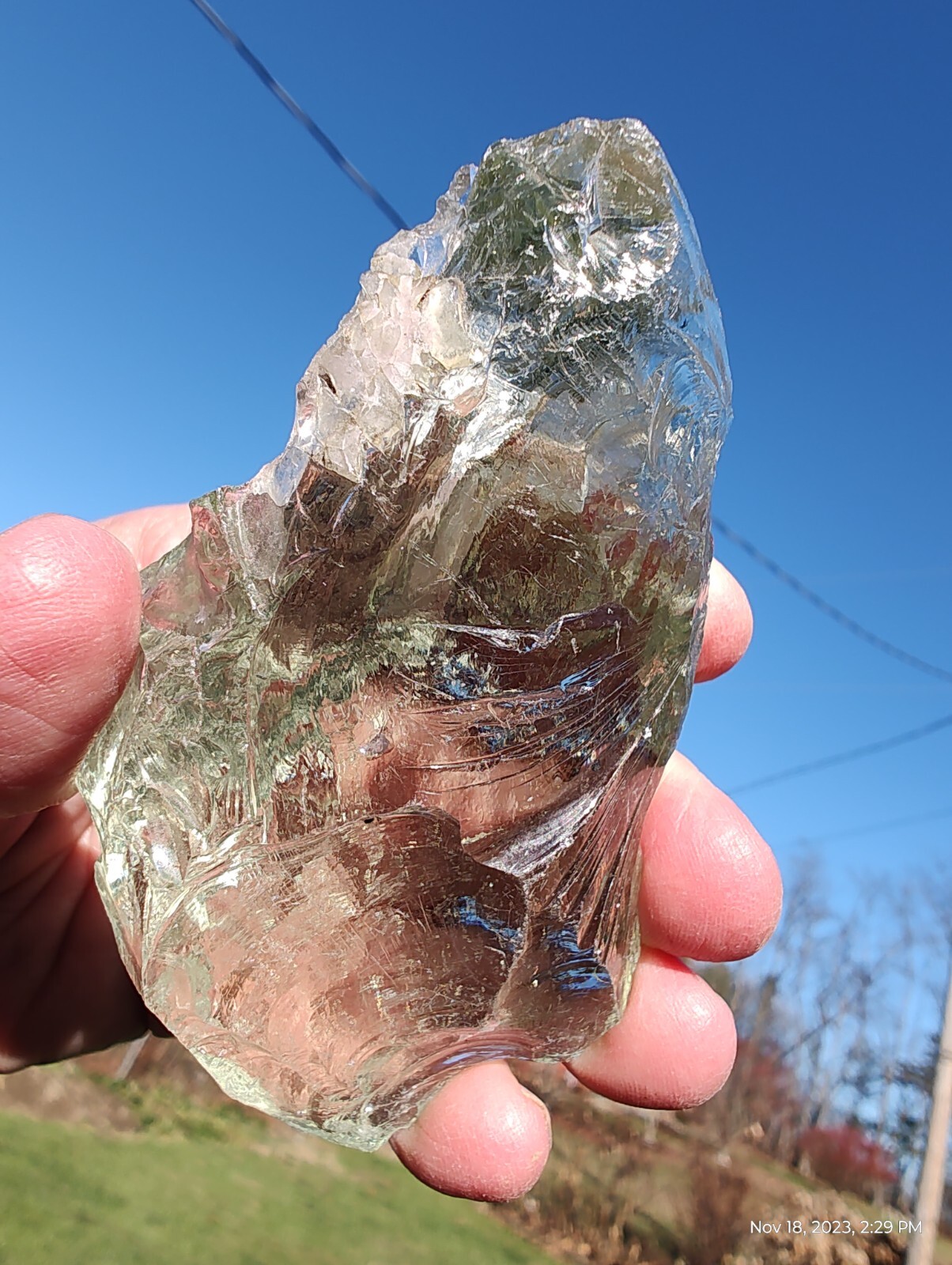USA - Andara Crystal - Midnight Purple -  (REIKI) 258 gram