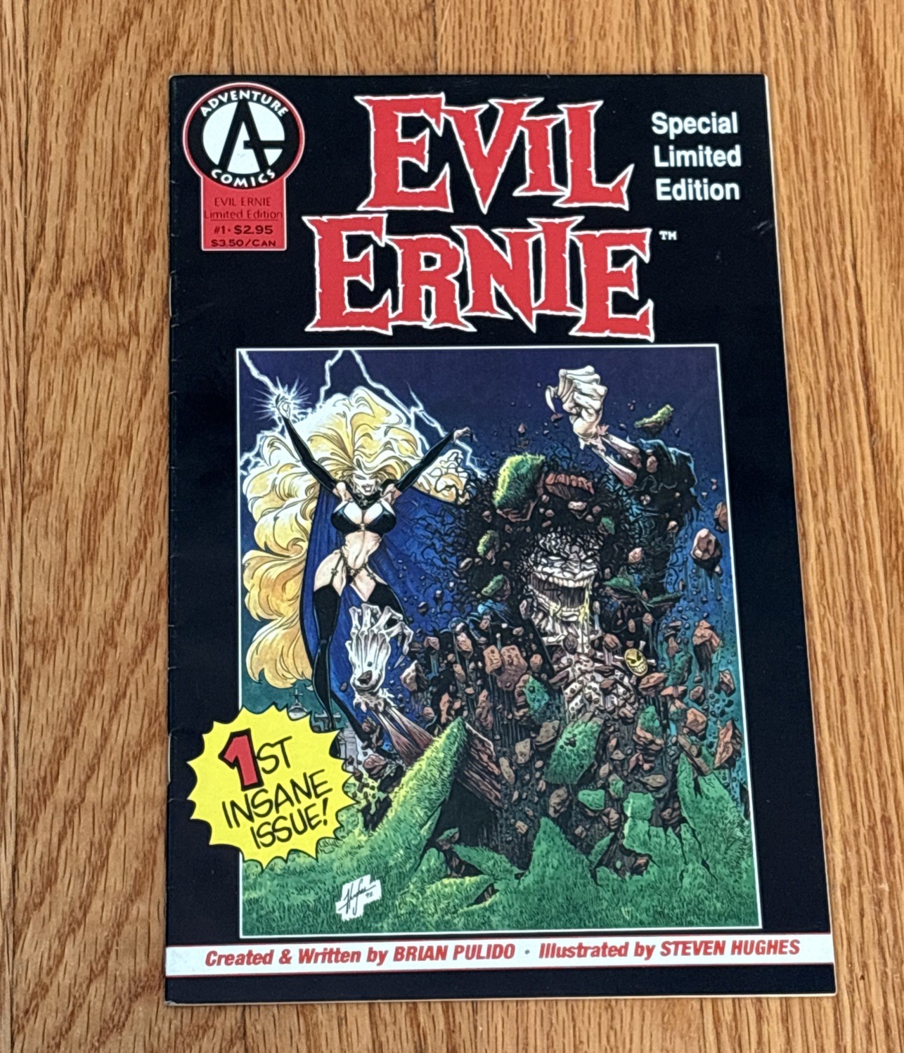 EVIL ERNIE SPECIAL LIMITED EDITION #1 1992 VG GRADE ADVENTURE COMICS