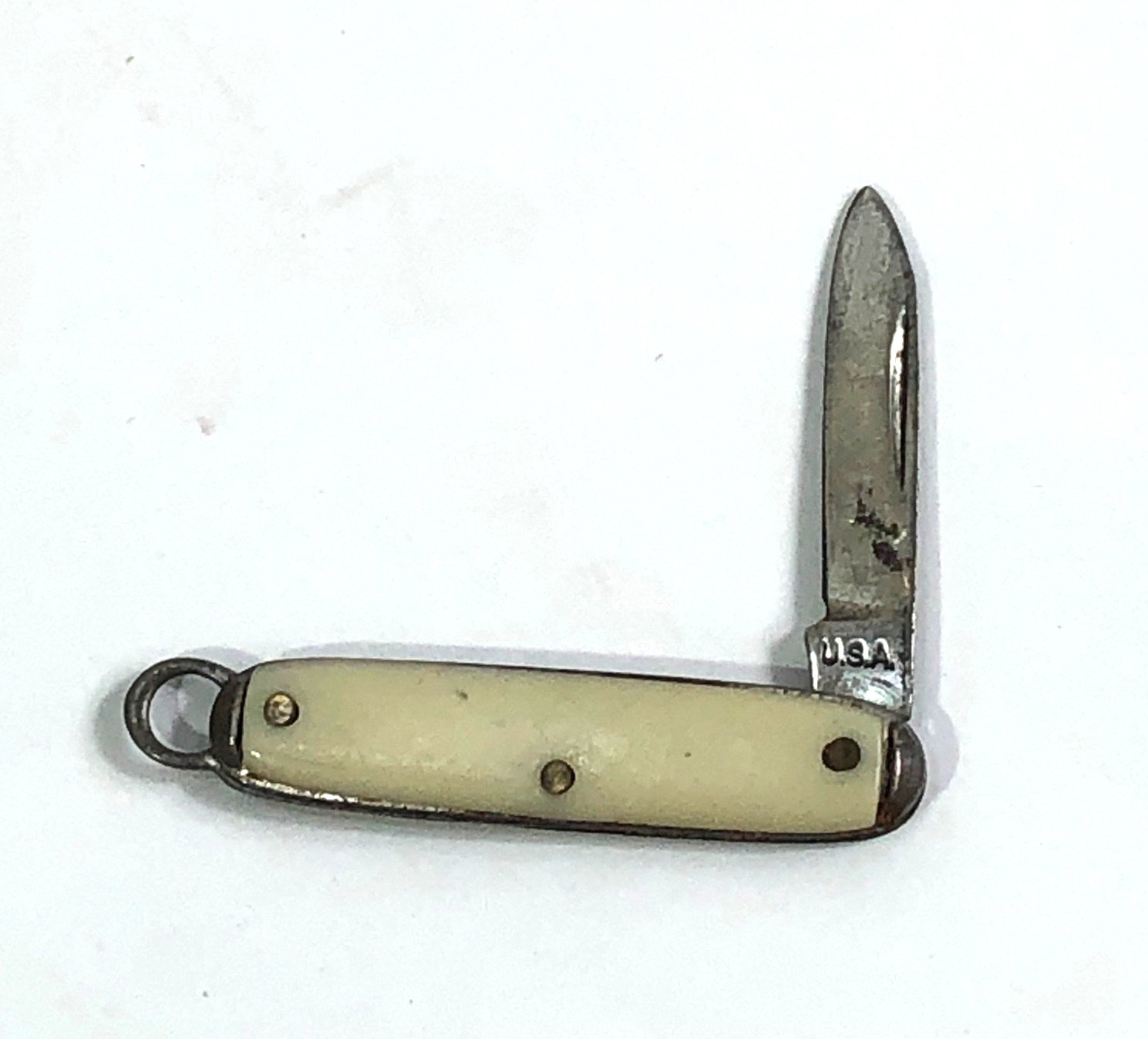 Miniature Pocket Knife Watch Fob U.S.A. - 1.5 inch