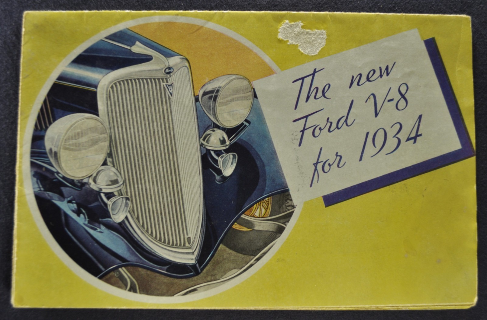 1934 Ford V8 Brochure Sedan Cabriolet Coupe Victoria Original 34 Not a Reprint