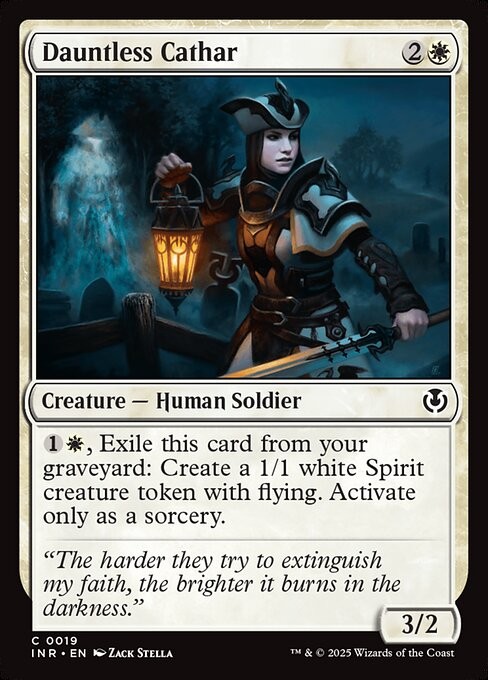 Dauntless Cathar (19) (Non-Foil) INR MTG NM