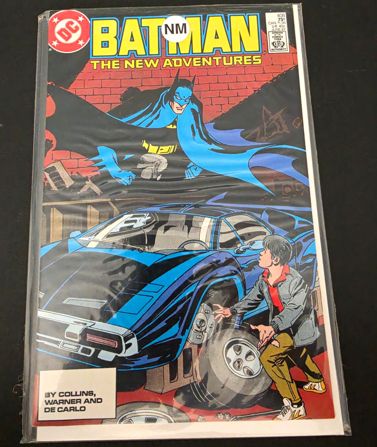 Batman #408 DC Comics 1987 New Origin Jason Todd Robin Batmobile VF/NM Batman #408 DC Comics 1987 New Origin Jason Todd Robin Batmobile VF/NM