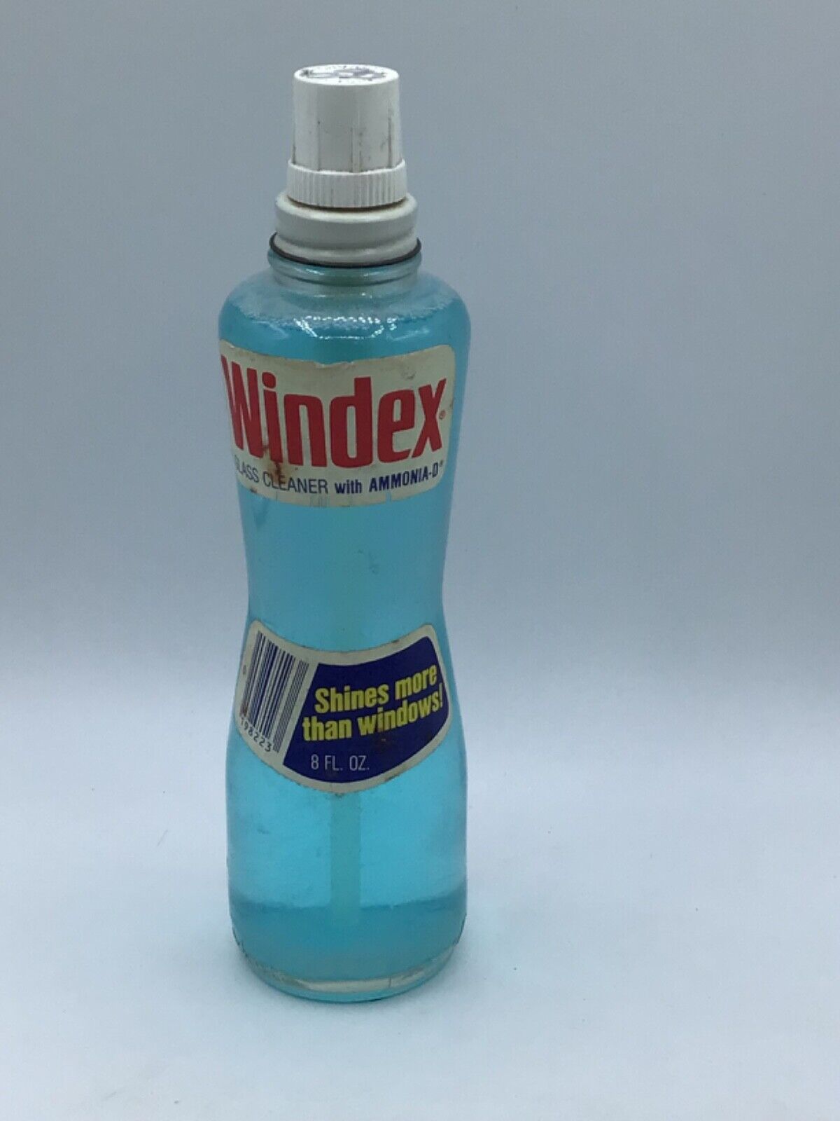 Vintage 1979 Windex Glass Bottle Paper Label 8oz. Sealed New Old Stock