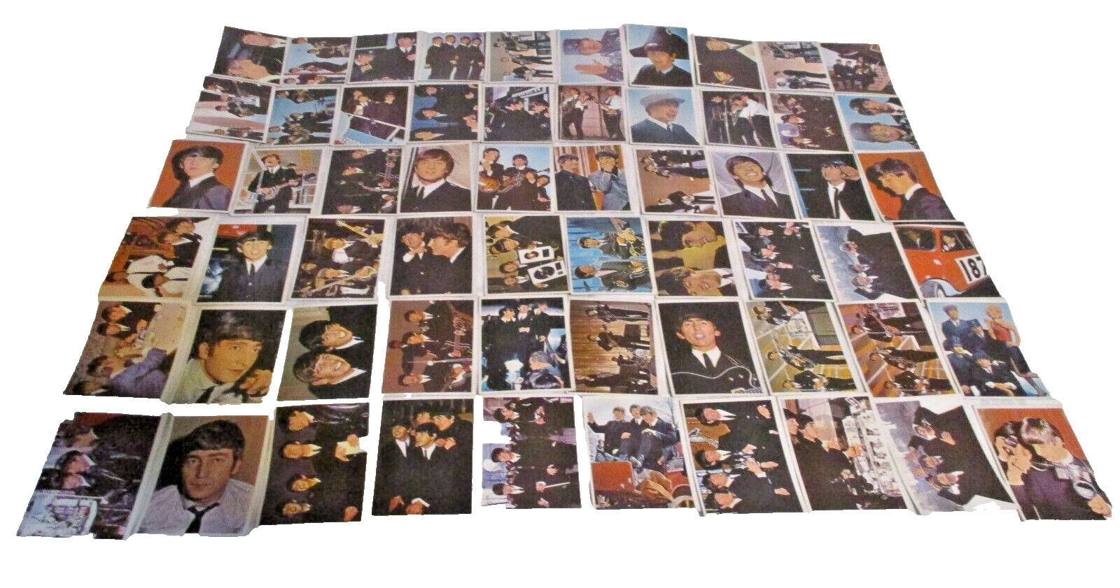 1964 Beatles Diary Complete Vintage Trading Card Set 60 cards #1A- #60A