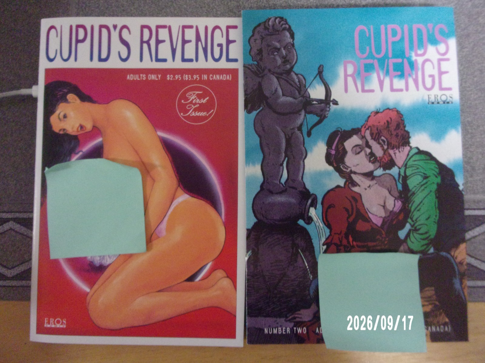 2 FANTAGRAPHIC VF+ OR BETTER 1995 CUPID\'S REVENGE #1+#2 HOT GREAT ARTWORK