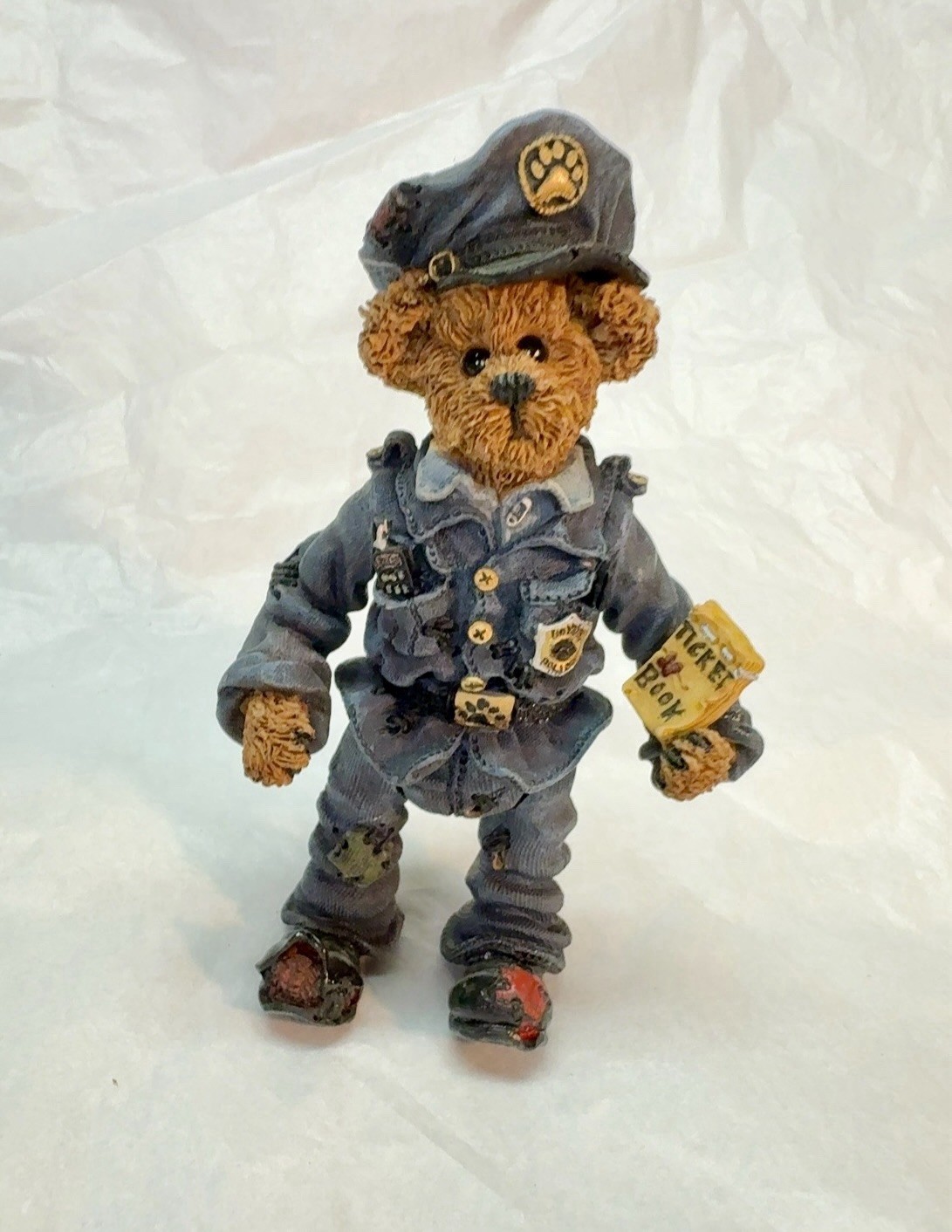 Boyds Bears Sergeant Bookum O'Reilly #3214 Shoebox Bear Police Officer