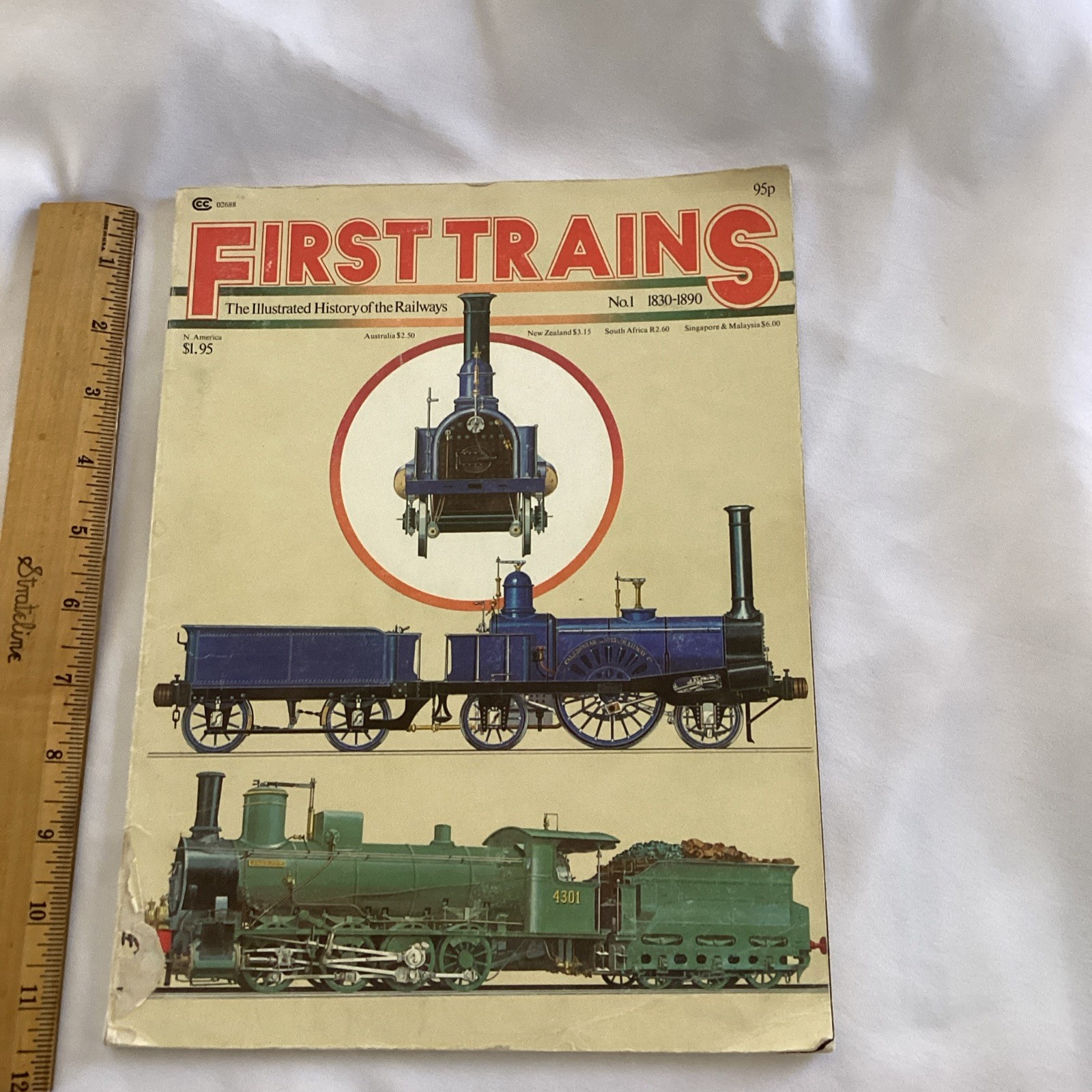 First Trains The Illustrated History Of The Railways No. 1 1830-1890 Vint 1977