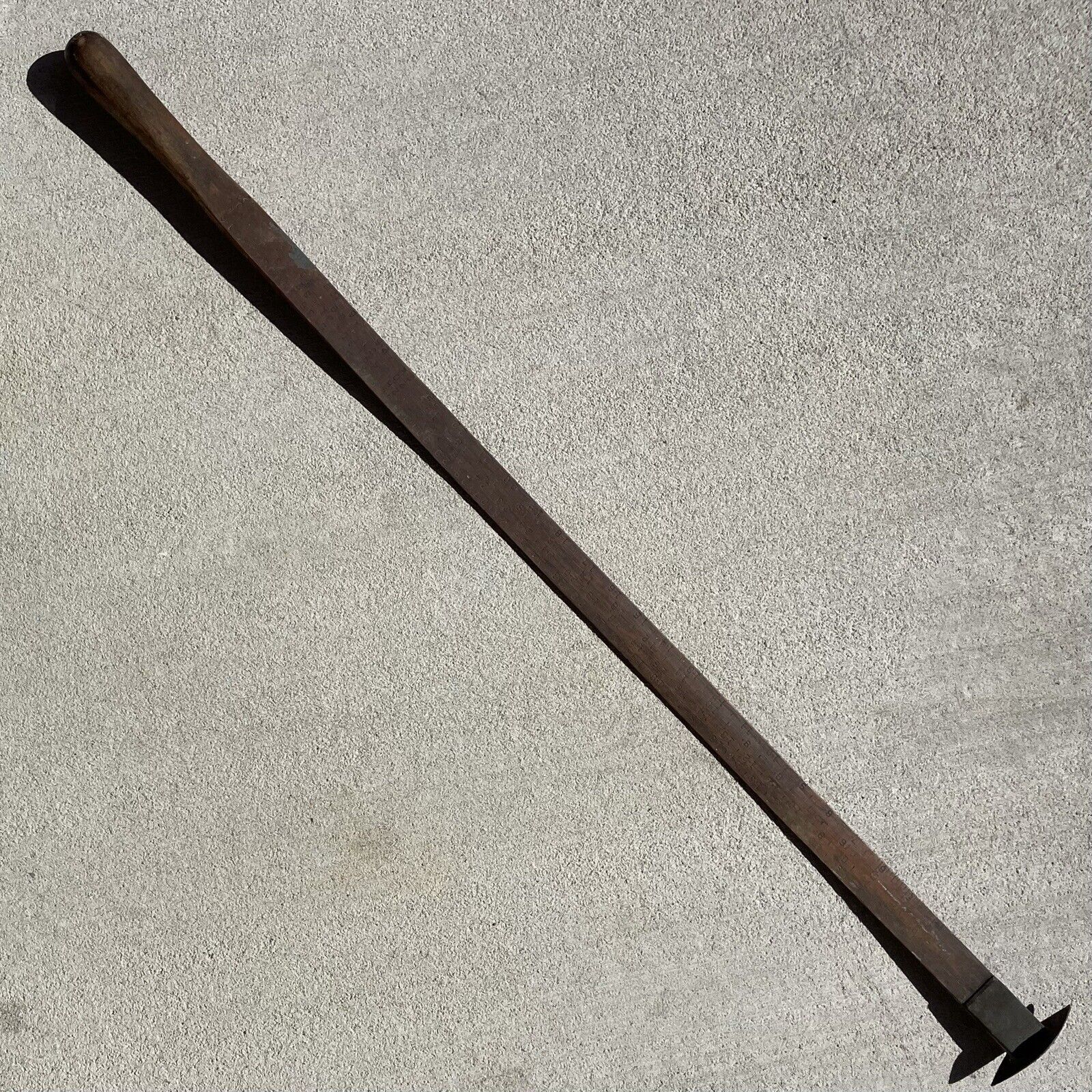 Antique Lumber Scale Stick 36” Long.  Logging Measuring Stick.