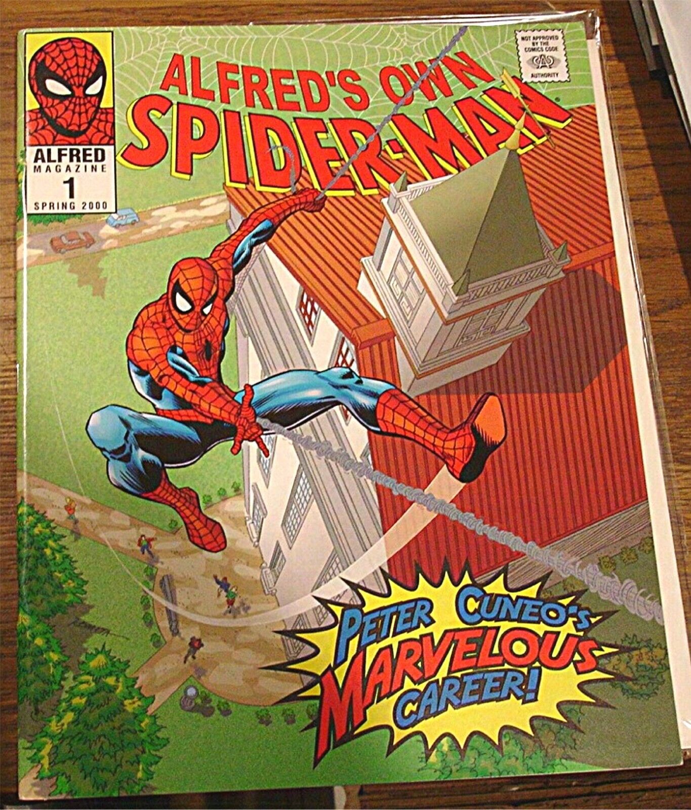 ALFREDS OWN MAGAZINE 1 NM 2000 AMAZING SPIDERMAN GIVEAWAY PROMO PROMOTIONAL FB1
