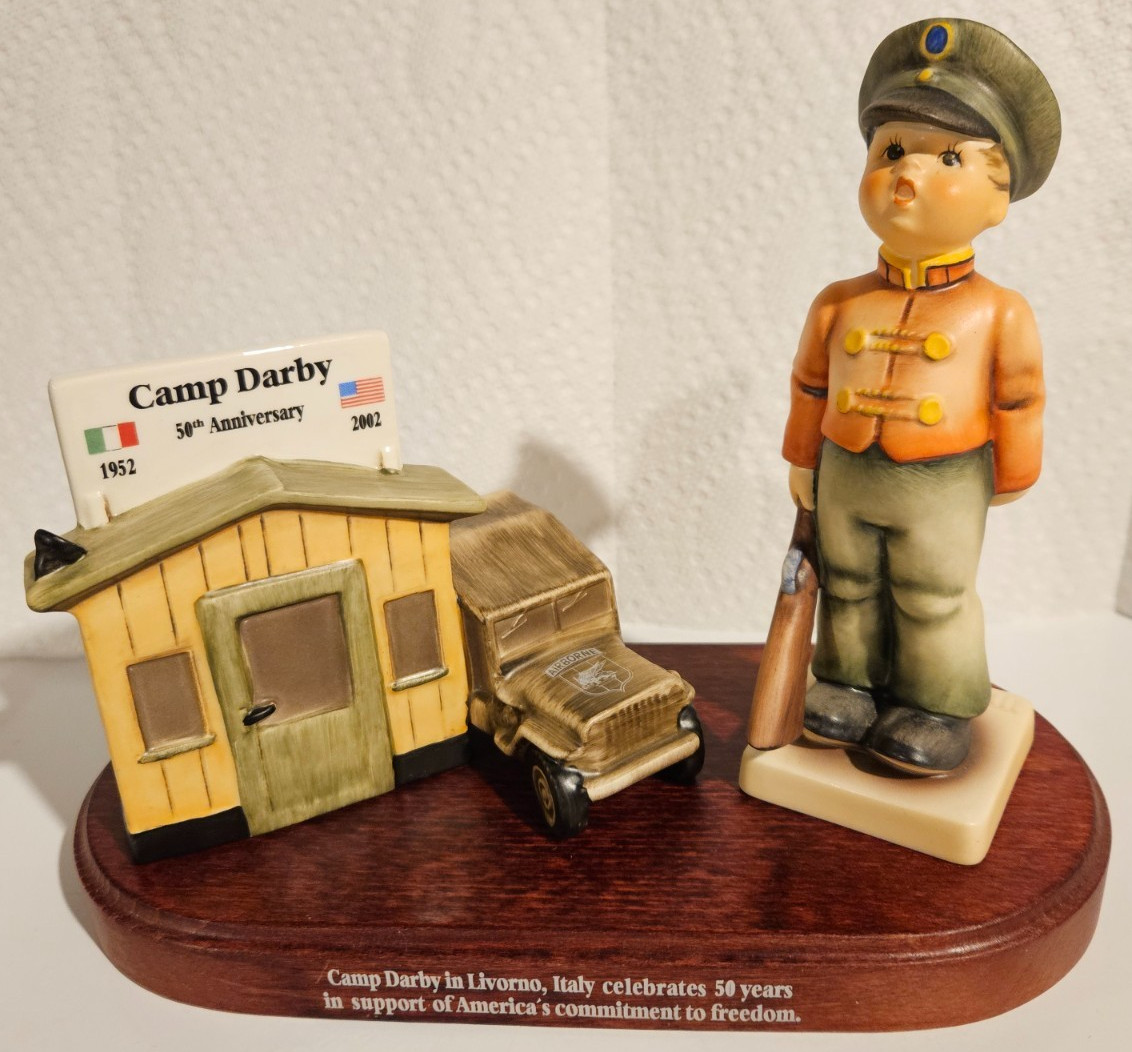 VERY RARE Hummel Soldier Boy & Goebel Camp Darby Livorno Italy VERY RARE Hummel Soldier Boy & Goebel Camp Darby Livorno Italy