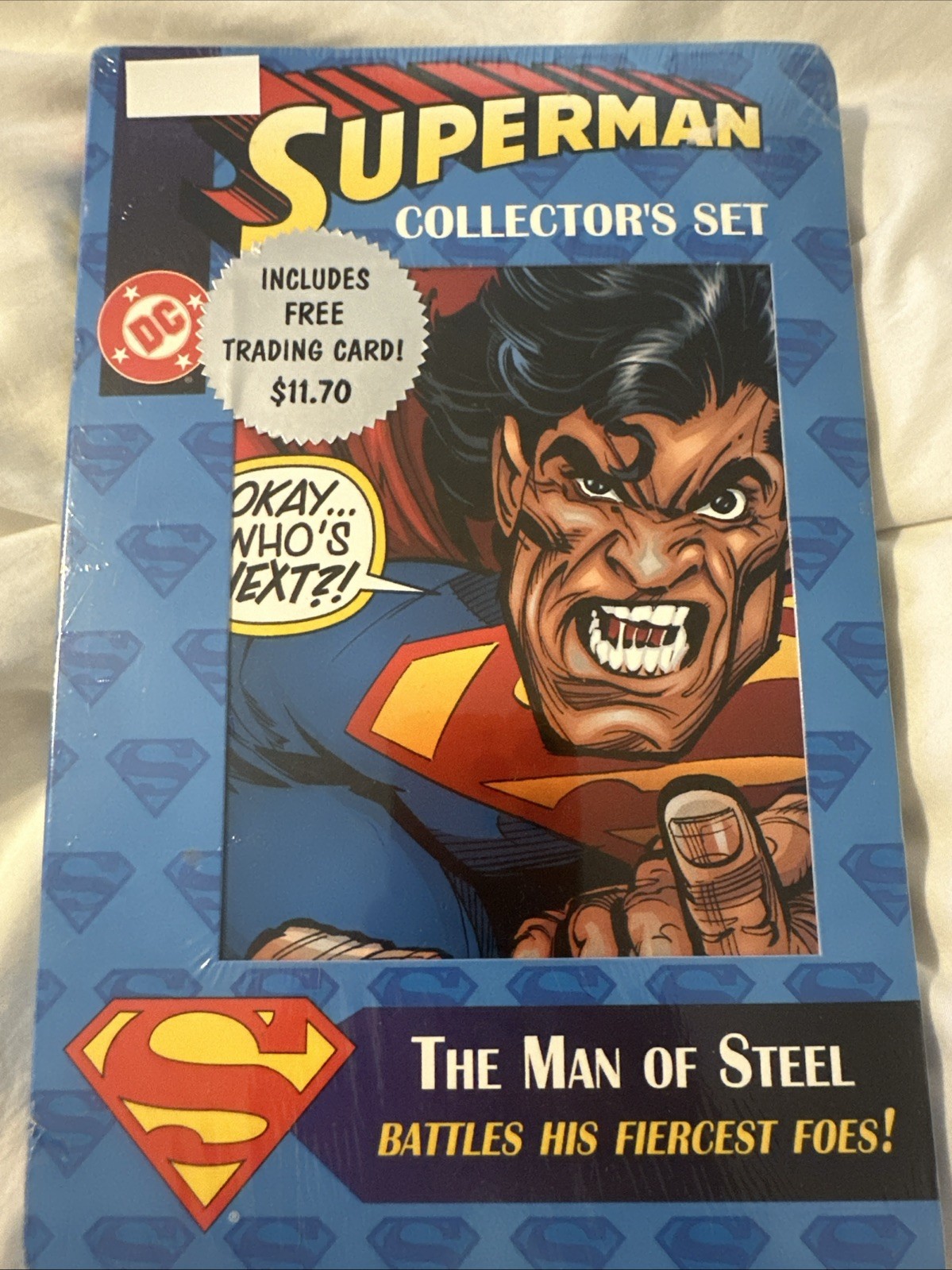 SUPERMAN COLLECTOR'S SET, MAN OF STEEL, 1995, Includes Trading Cards, 6 ISSUES SUPERMAN COLLECTOR'S SET, MAN OF STEEL, 1995, Includes Trading Cards, 6 ISSUES