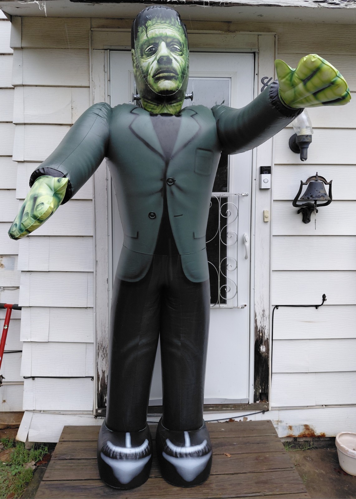 1992 7\' Inflatable Frankenstein Halloween Monster Bash. Pepsi & Frito-Lay Promo