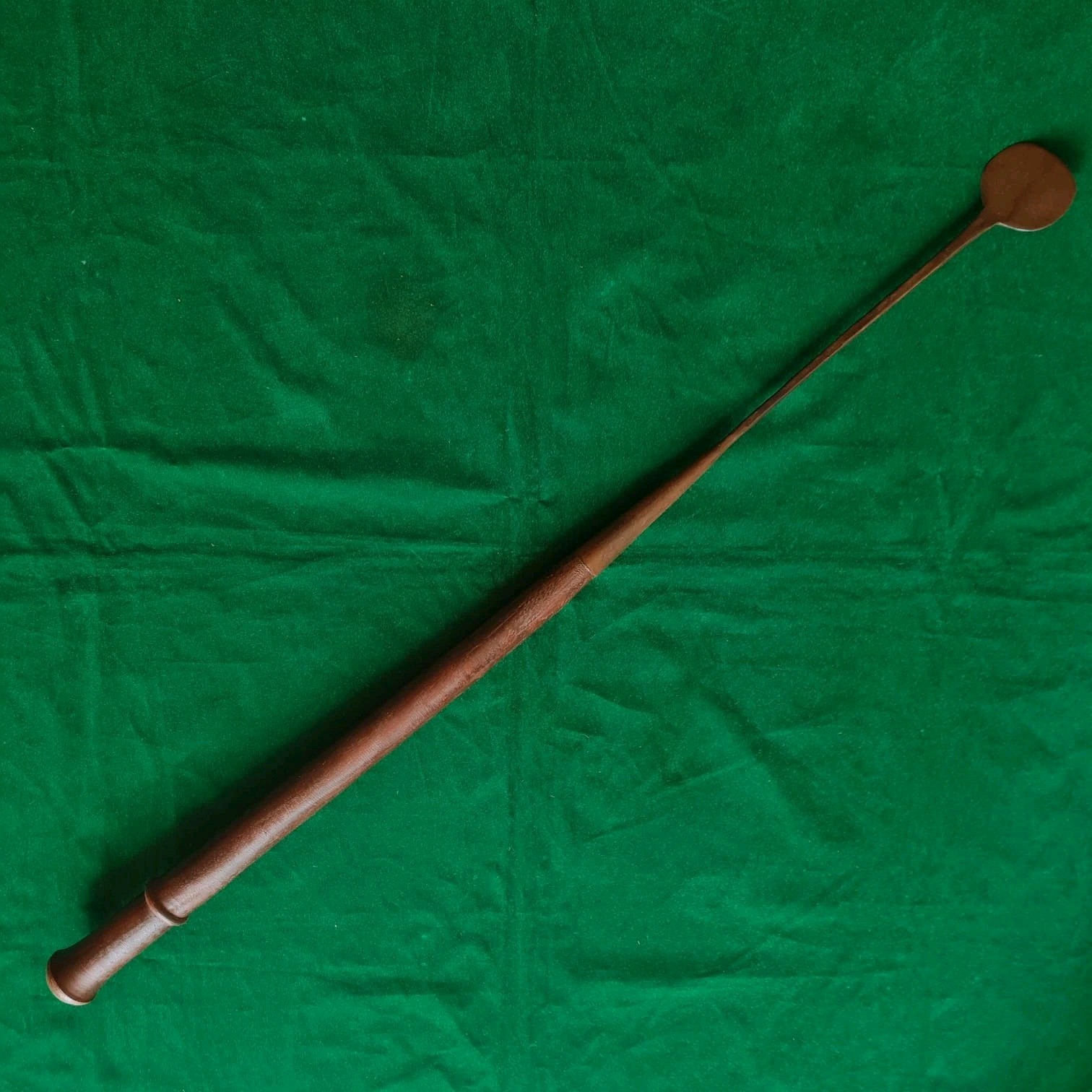 VTG 19 c flensing blade with spade tip with wood flensing harpoon whaling tool 