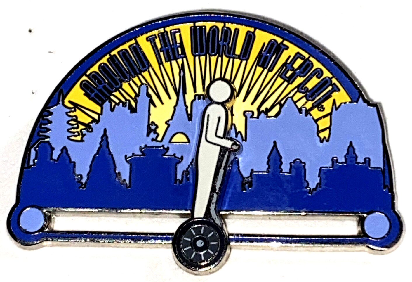 DISNEY WDW 2004 AROUND THE WORLD AT EPCOT SEGWAY TOUR PARTICIPATION SLIDER PIN