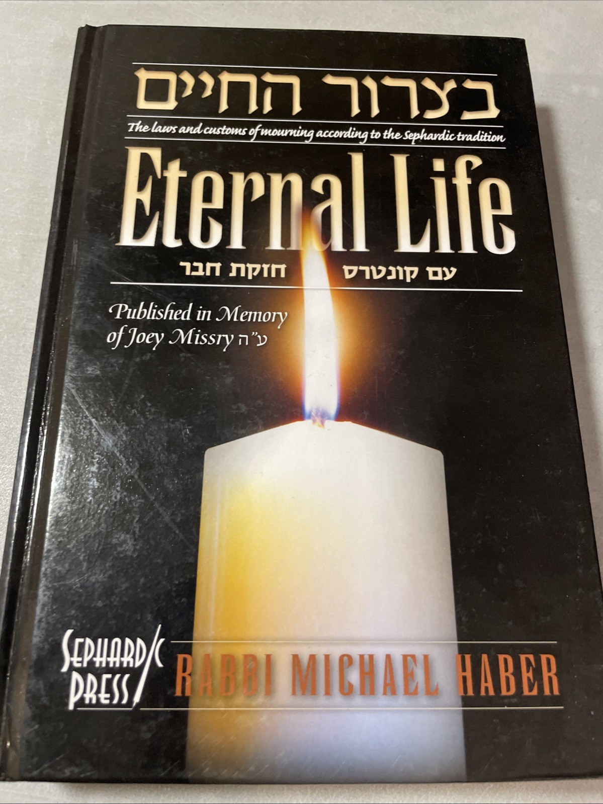 New Eternal Life By R. Michael Haber. Jewish Book/Sefer