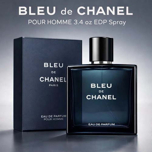 BLEU de CHANEL POUR HOMME 3.4 oz EDP Spray New Sealed - BLEU de CHANEL POUR HOMME 3.4 oz EDP Spray New Sealed -