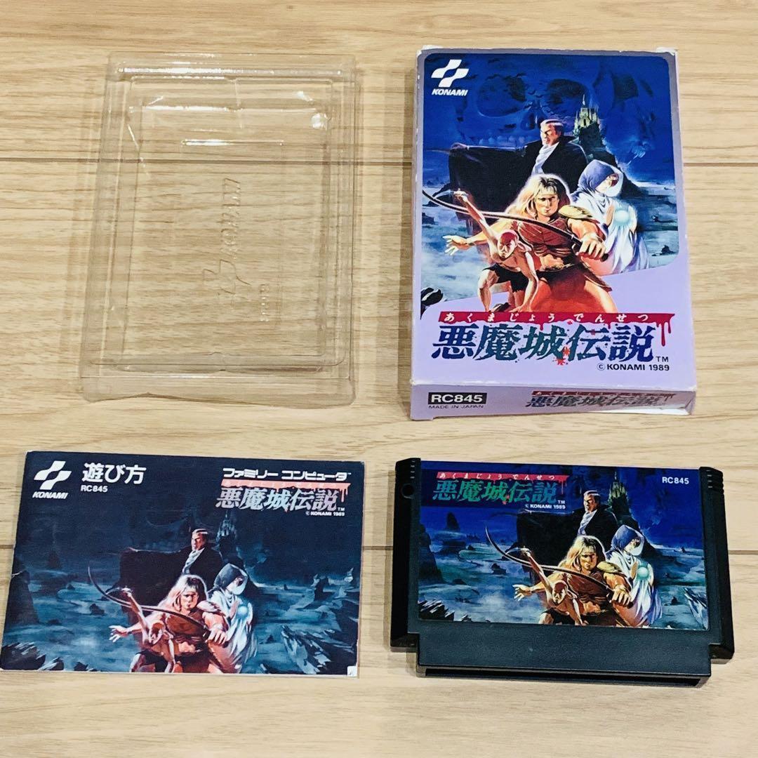 Fc Famicom Software Akumajou Densetsu Dracula Series Box With Instructions