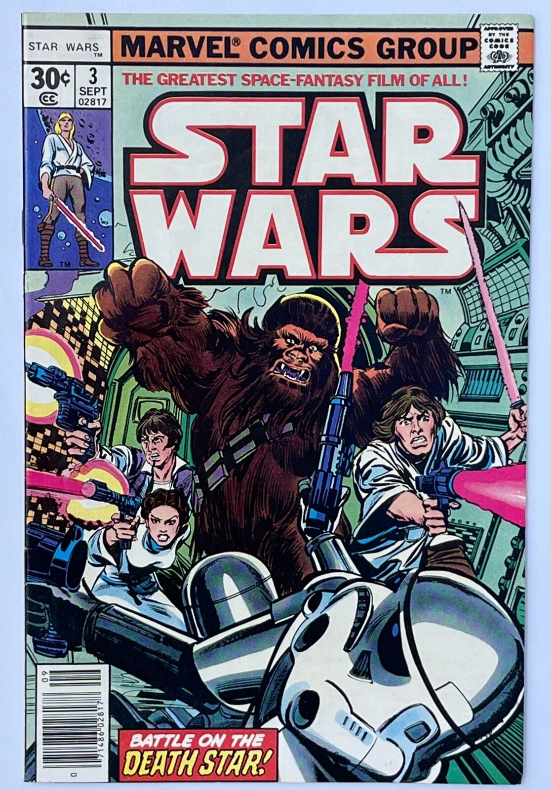 Star Wars #3 (1977) 2nd full app. of Obi-Wan Kenobi in 8.5 Very Fine+