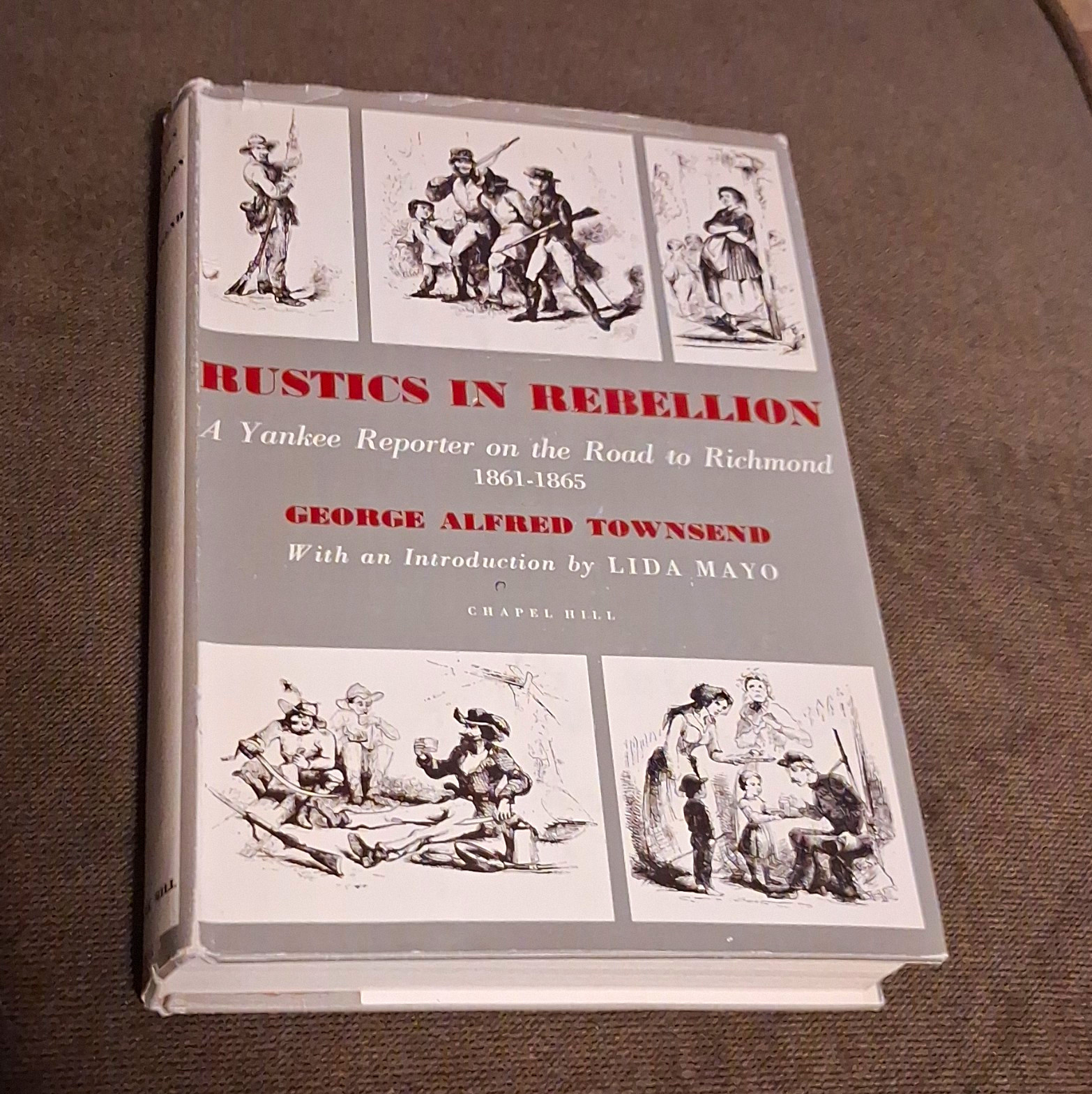 Rustics in Rebellion George Alfred Townsend Original Civil War 1861-65 Militaria