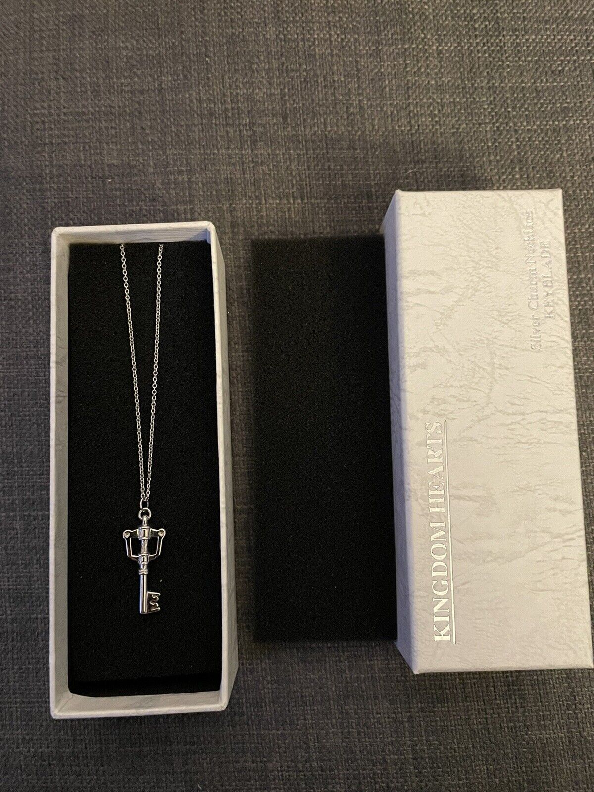 Kingdom Hearts Silver Charm Necklace Keyblade Square Enix Sterling Sliver