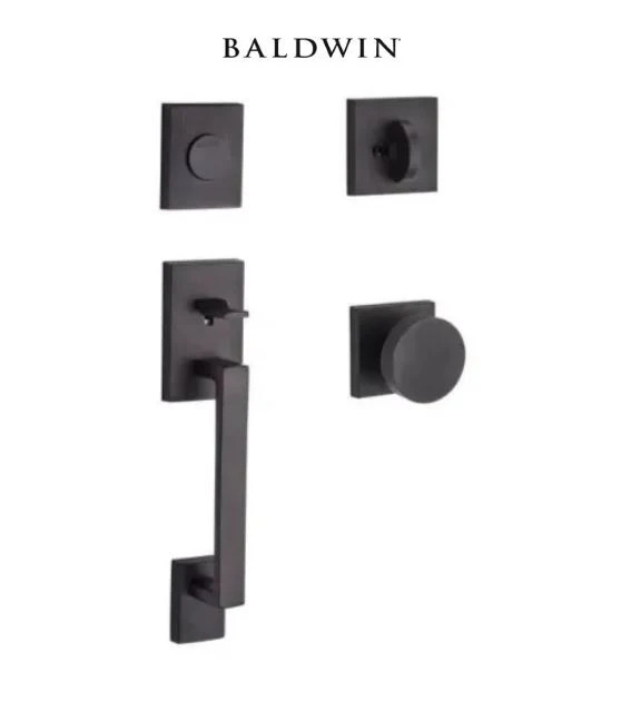Baldwin La Jolla Full Dummy Sectional Handleset with Non-Turning Dummy Interior