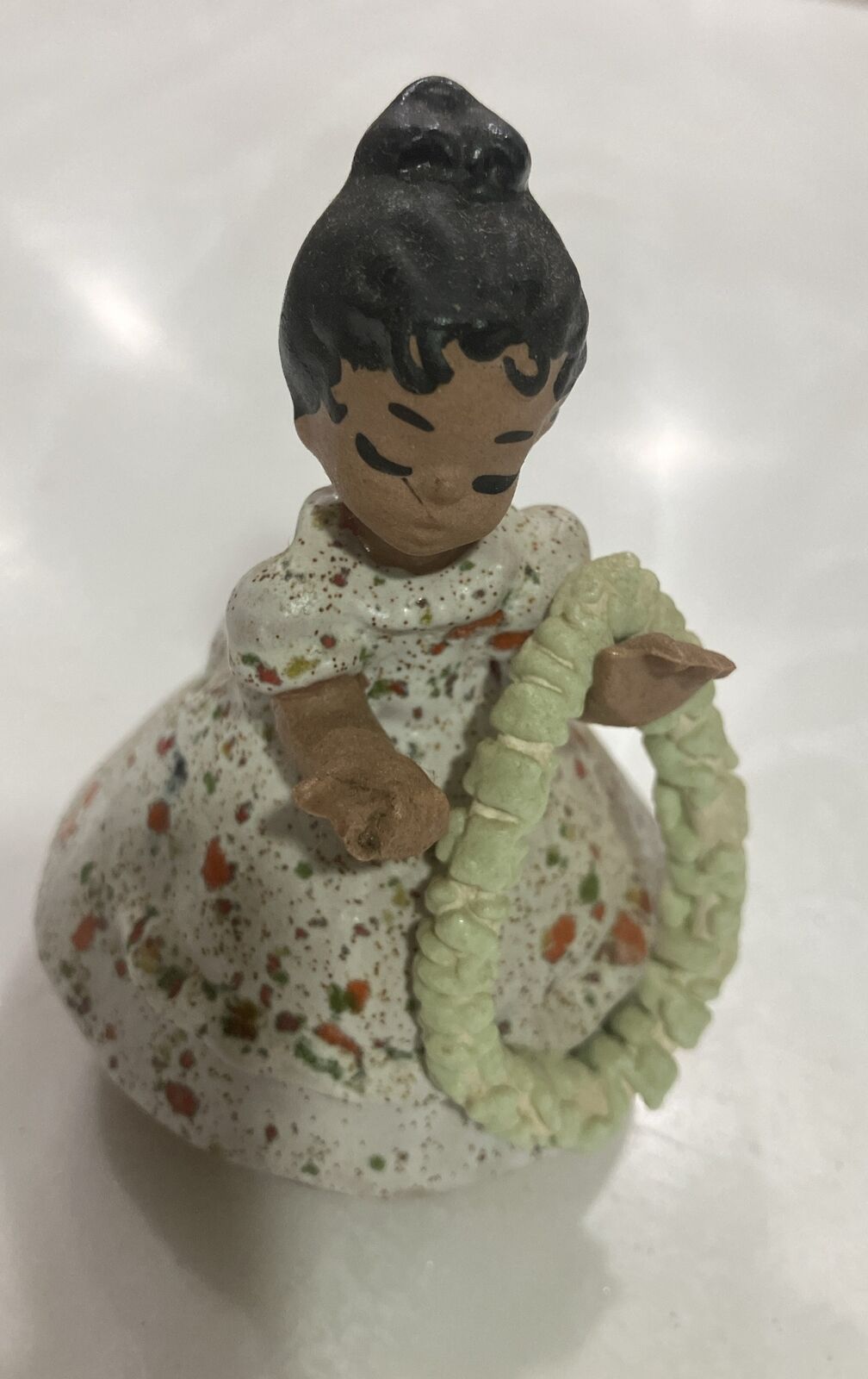  Vintage Ethnic Young Hawaiian Girl figurine.