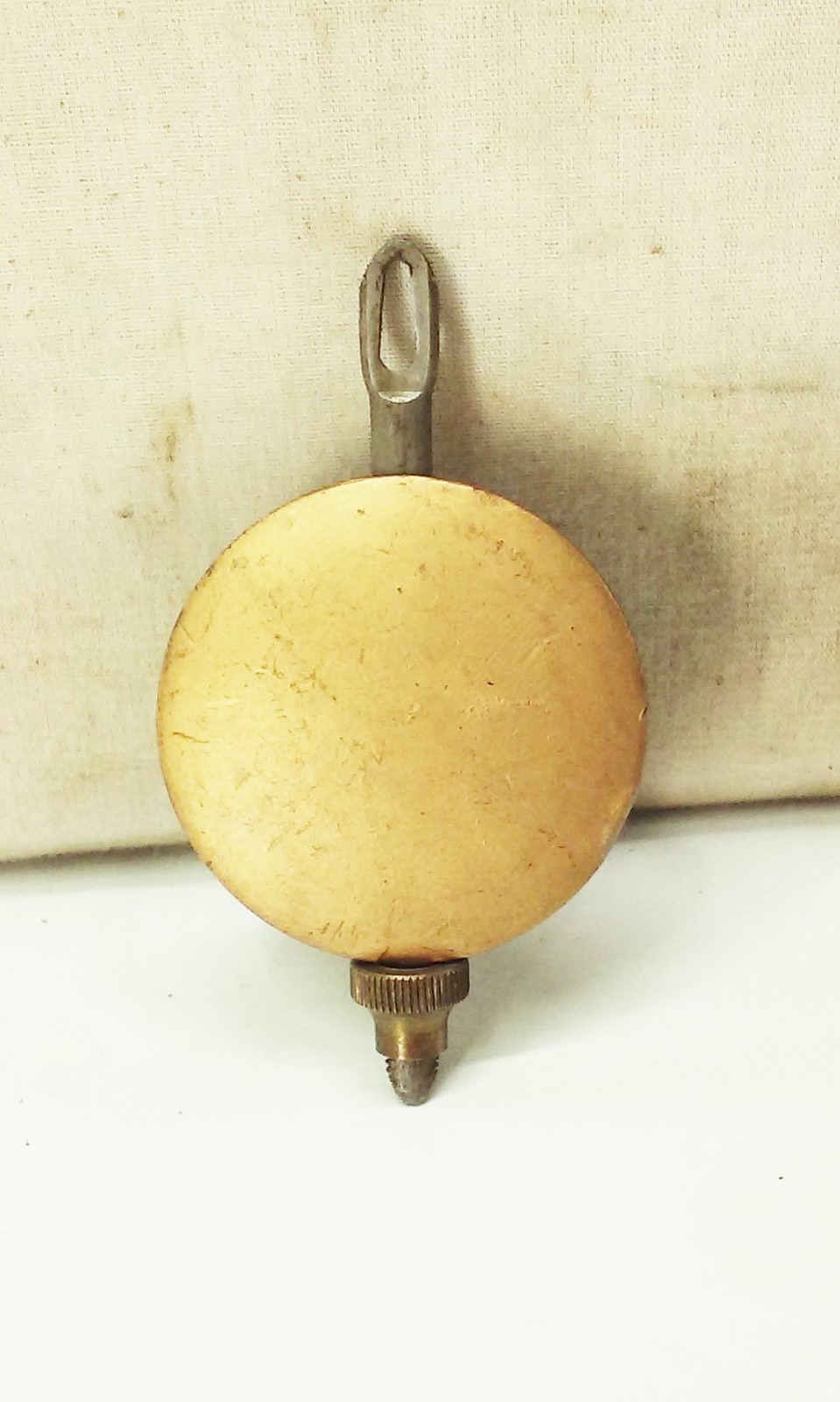 Vtg antique Ingraham wind up mechanical Mantel clock adjusted pendulum weight Vtg antique Ingraham wind up mechanical Mantel clock adjusted pendulum weight