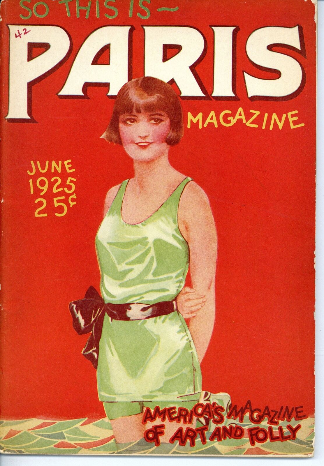 Paris and Hollywood Magazine Vol. 1 #4 VG 1925