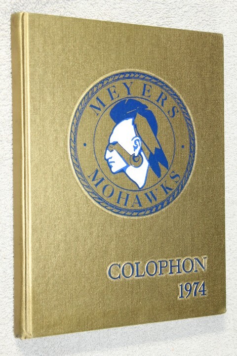1974 Elmer Meyers High School Yearbook Wilkes Barre Pennsylvania PA - Colophon