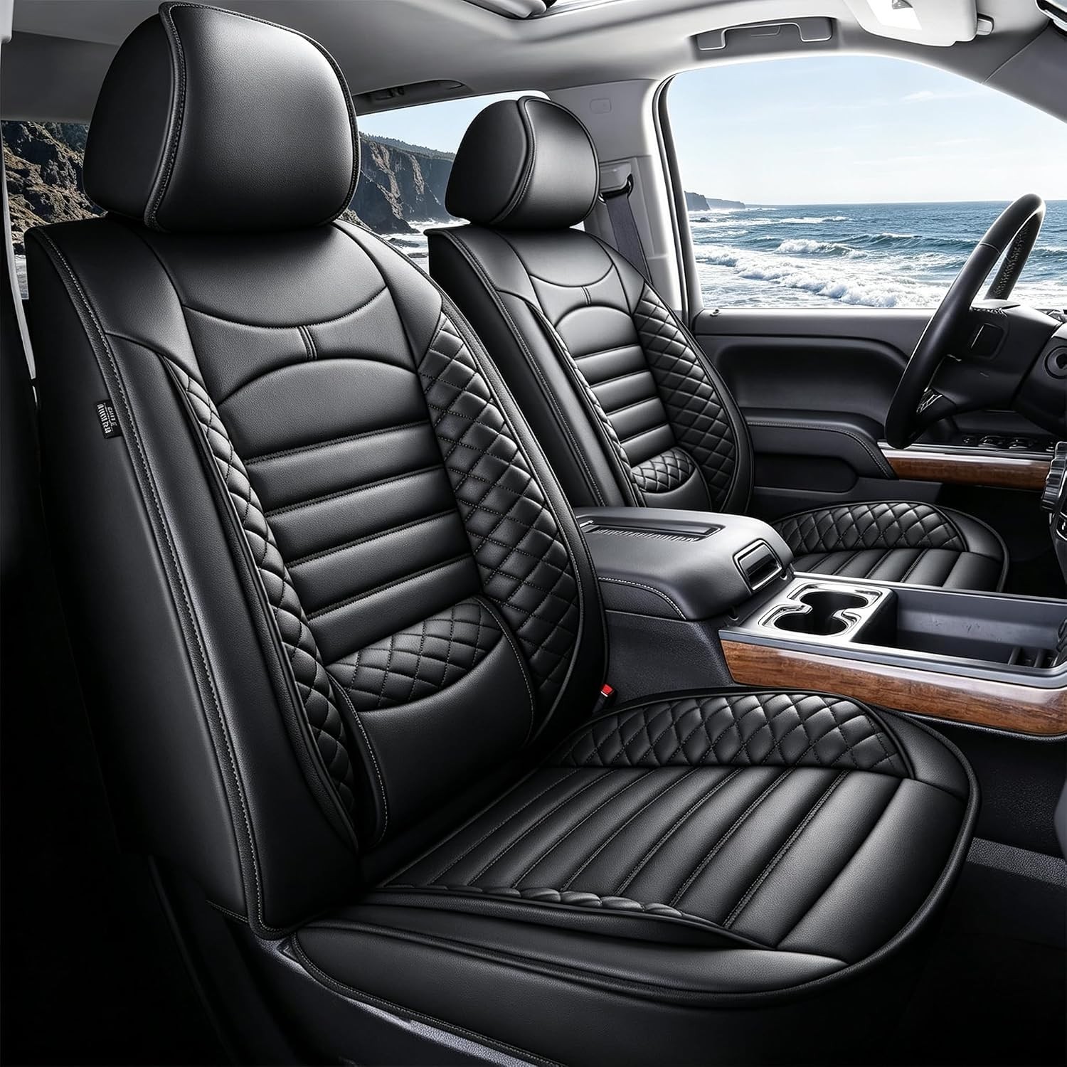 Custom For Chevy Silverado Seat Covers 2026 2025-2007 1500 2500HD 3500HD | Gm...