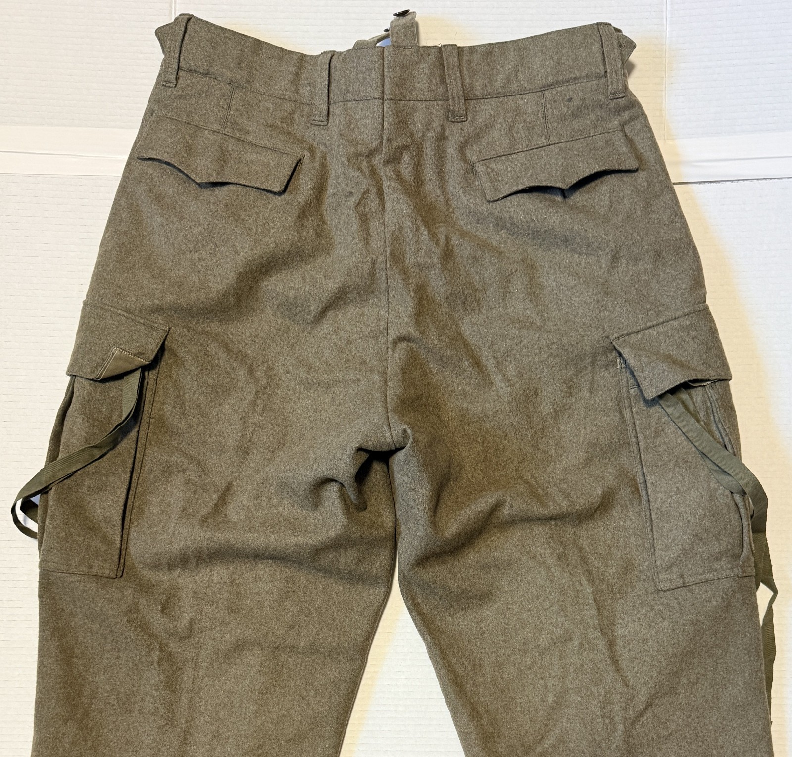 Alois Heiss KG German Army Pants - Men\'s 36x29 Green Heavy Wool 1963 170/92-75