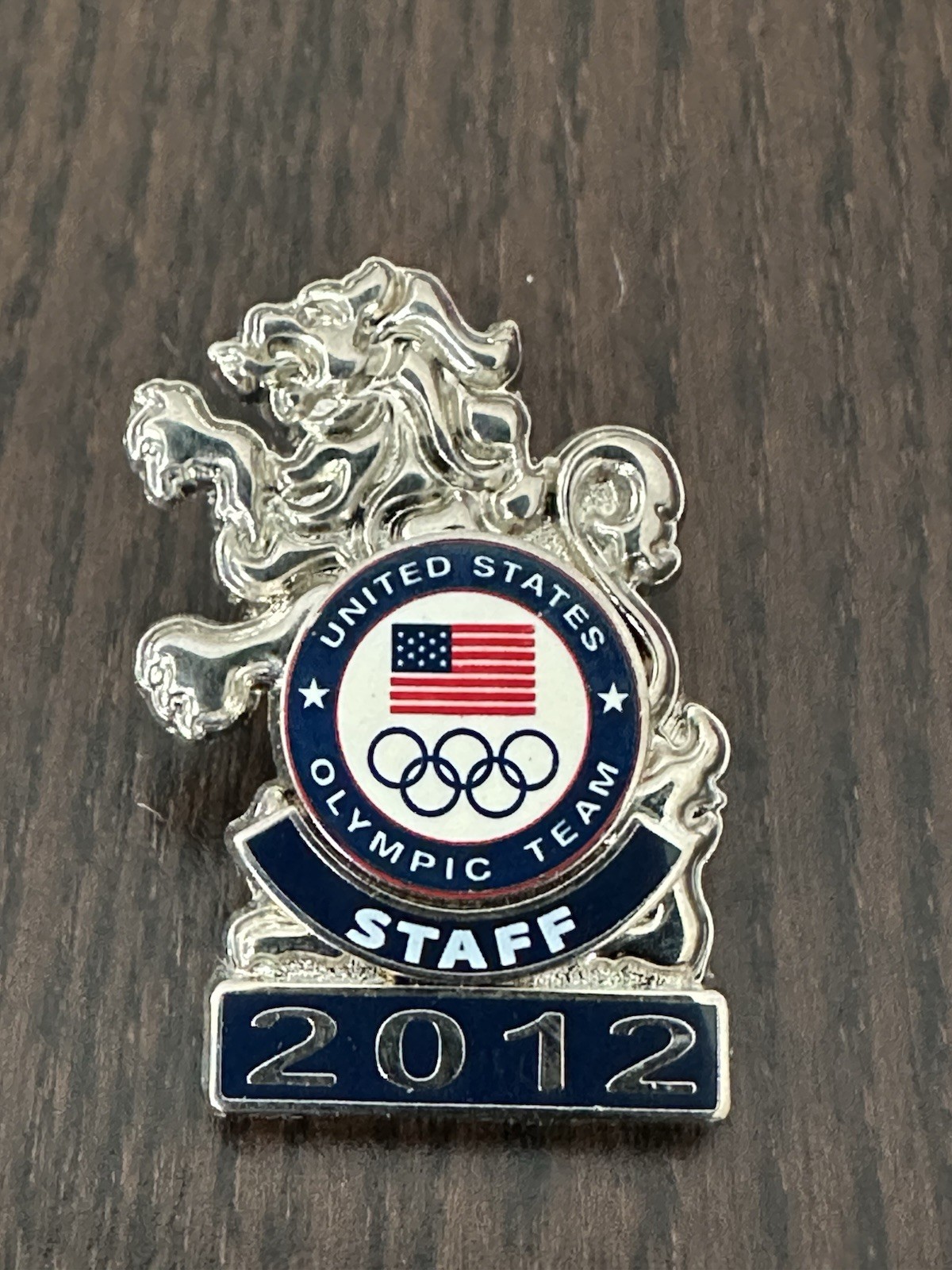 2012 London Summer Olympics Team USA Staff Pin