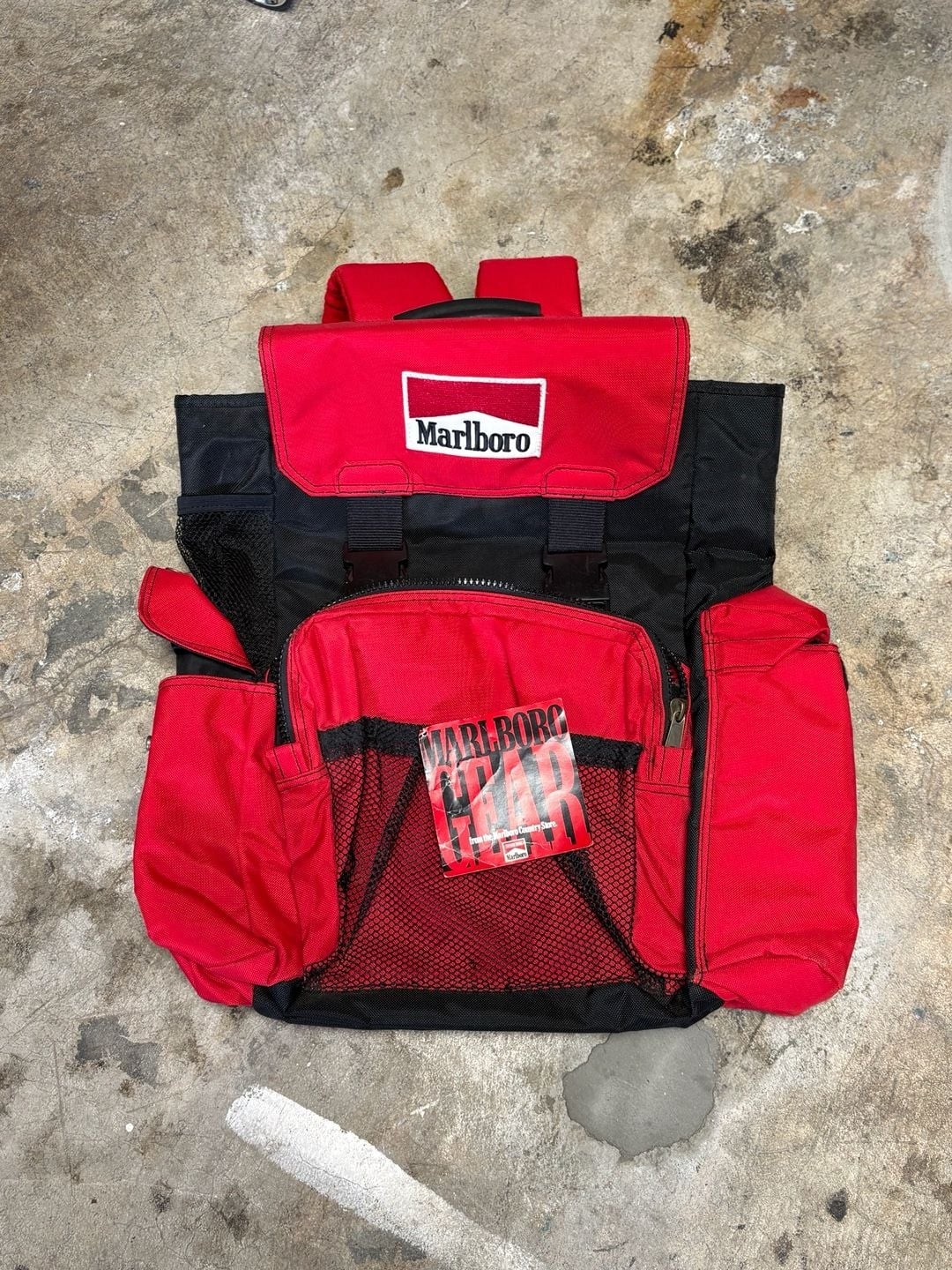 Vintage Marlboro Country Store Gear Backpack 1994 New with Tags
