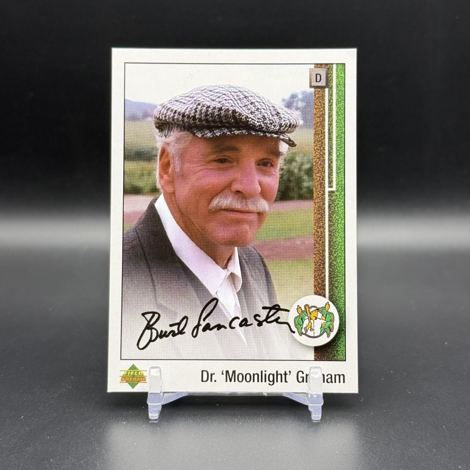 1989 Uecker Deck Dr. Moonlight Graham/Burt Lancaster Field of Dreams Custom Card