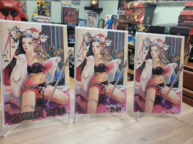 Hardlee Thinn Boo Koo Komix GEISHA Marat Michaels Complete 3 Book Matching 22/25