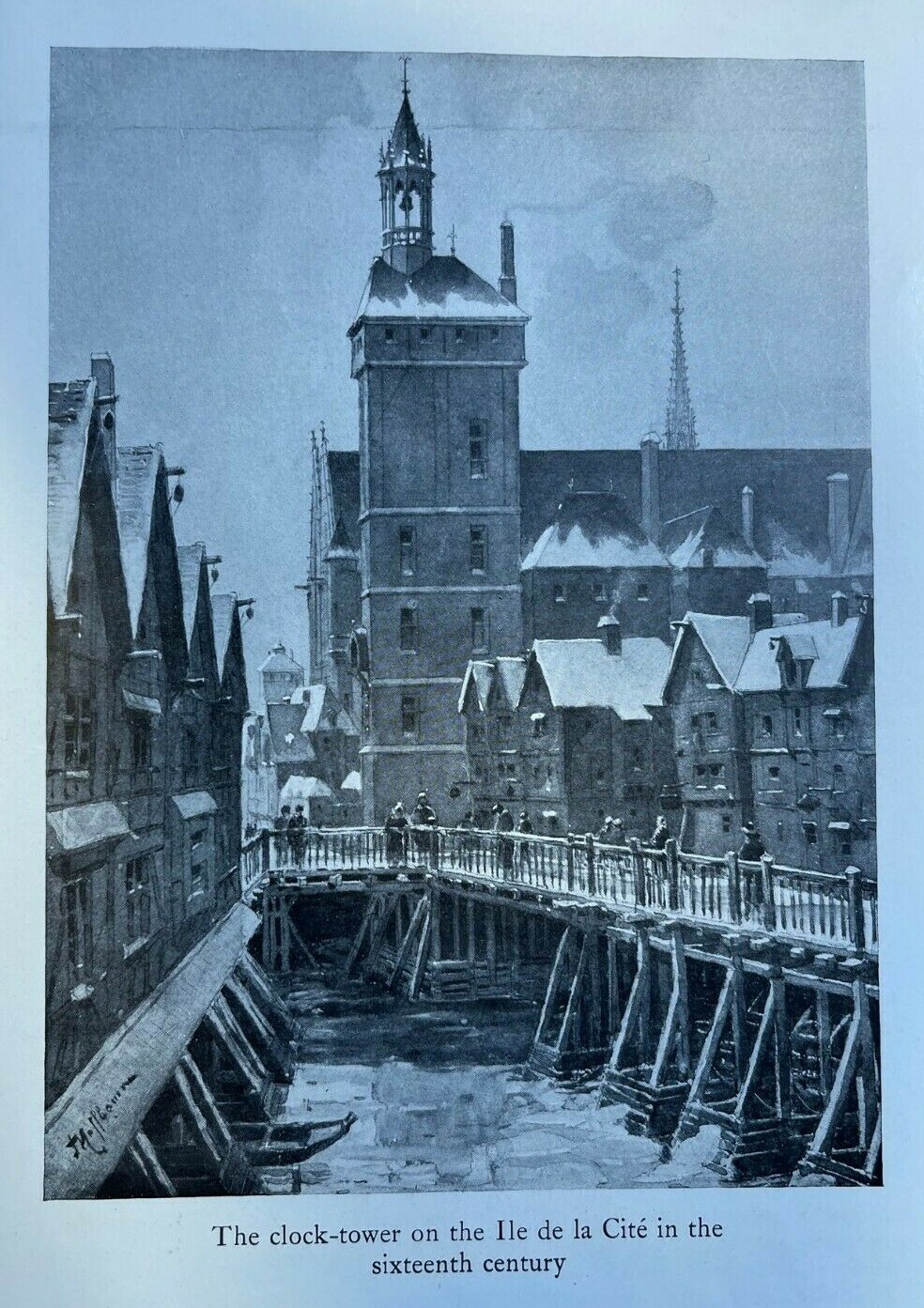1914 Old Paris And New France illustrated