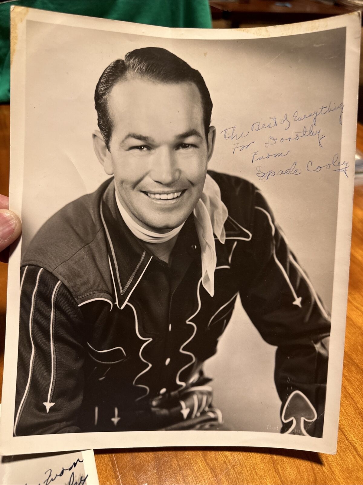Spade Cooley Extremely Cool Vintage SIGNED 8/10 B/W Photo 40s 💯 Authentic RARE