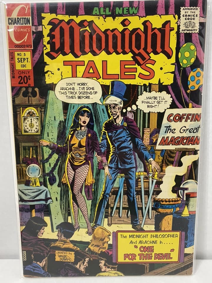 35543: CHARLTON COMICS MIDNIGHT TALES #5 VF Grade