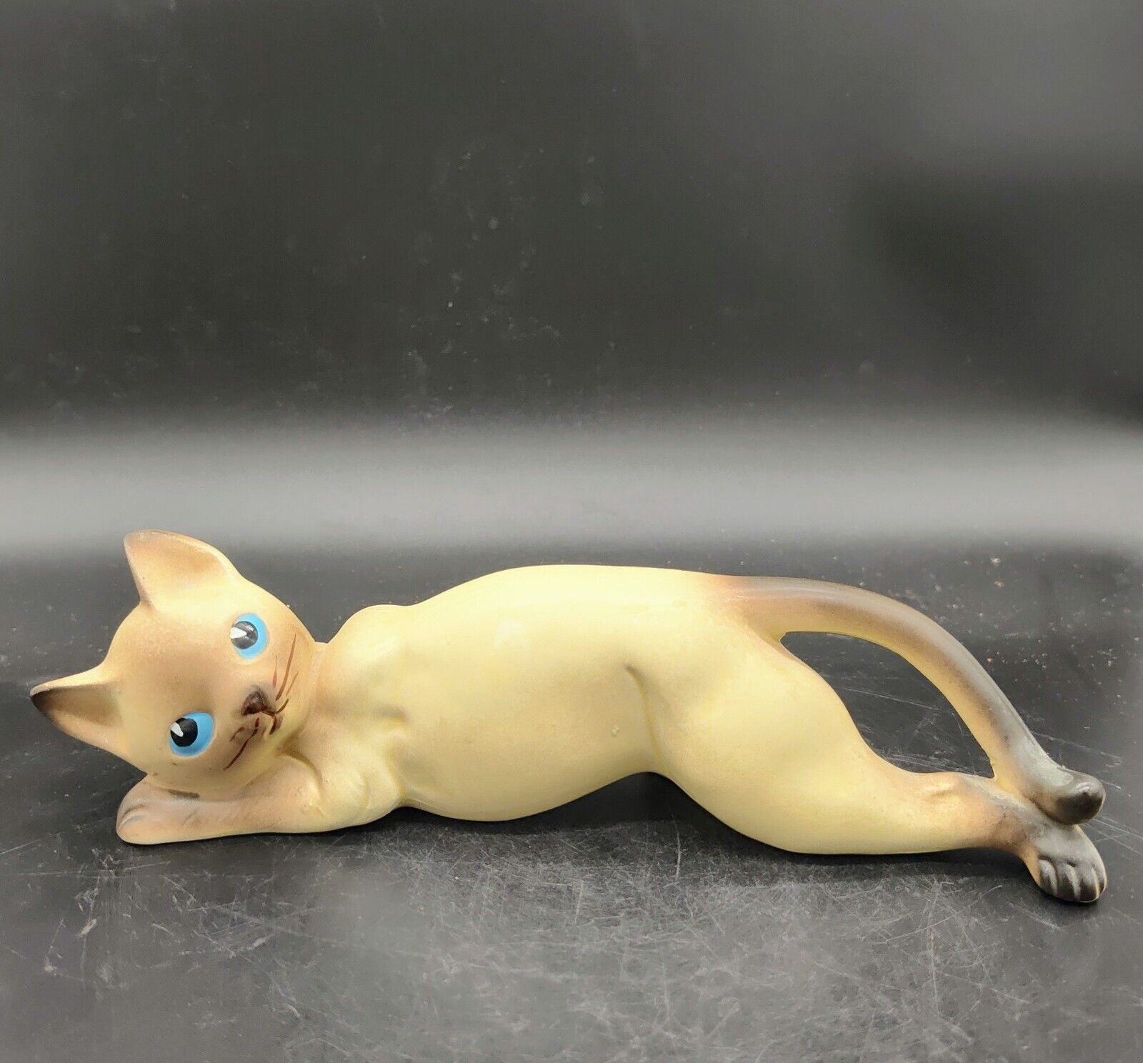 Vintage Wall Climbing Siamese Cat Kitten Japan Ceramic 10\