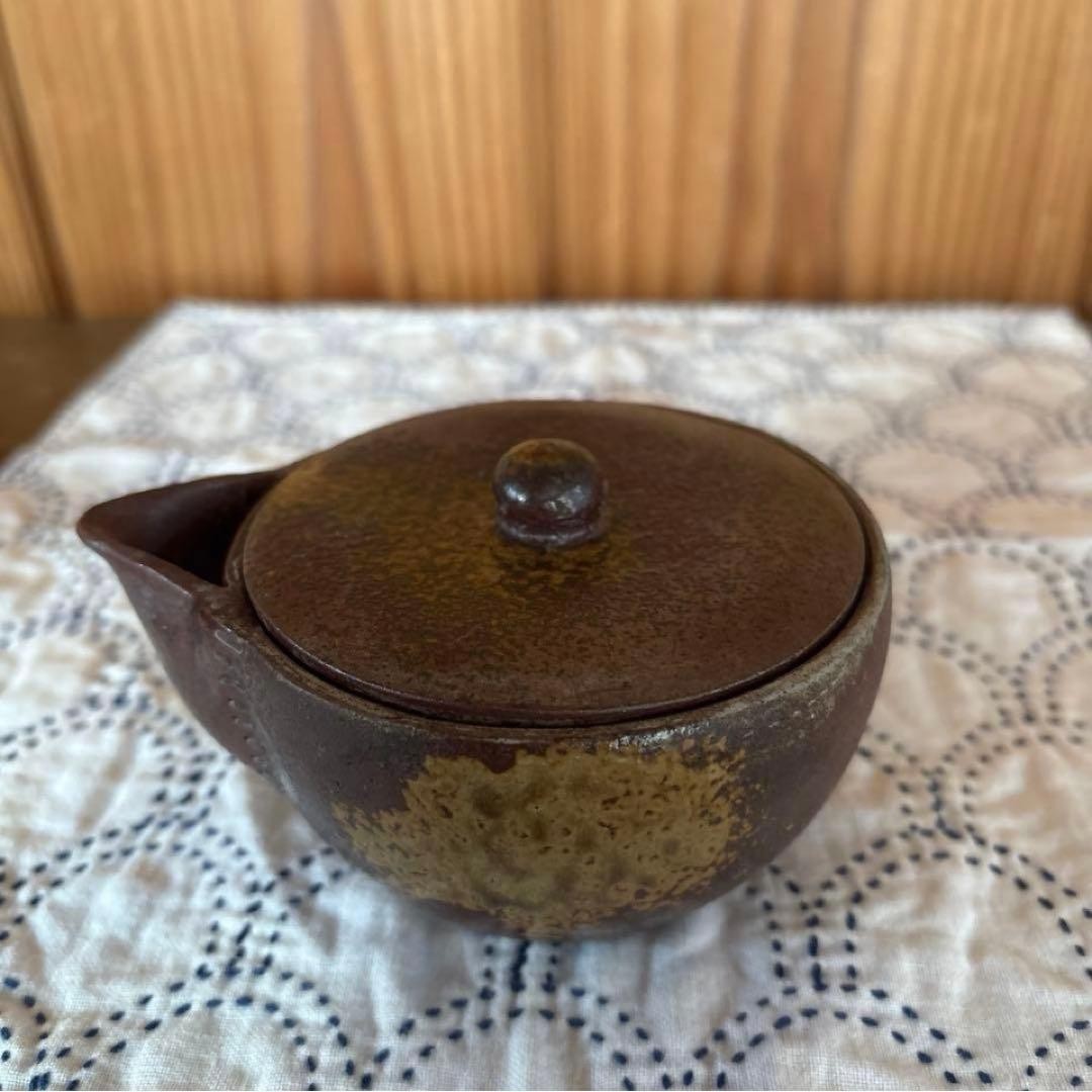 Bizen Ware Houhin Teapot 120ml Japanese Ceramic Tea Pot In Near Mint Condition