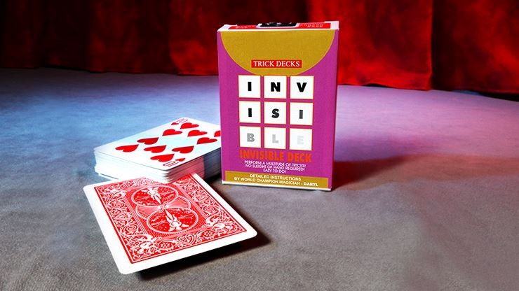 Invisible Deck – Bicycle Red | Magic Trick Deck | Easy Prediction Card Trick