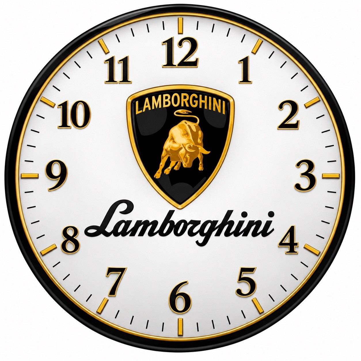 Lamborghini 9” Wall Clock/ Great Gift Idea 🎁