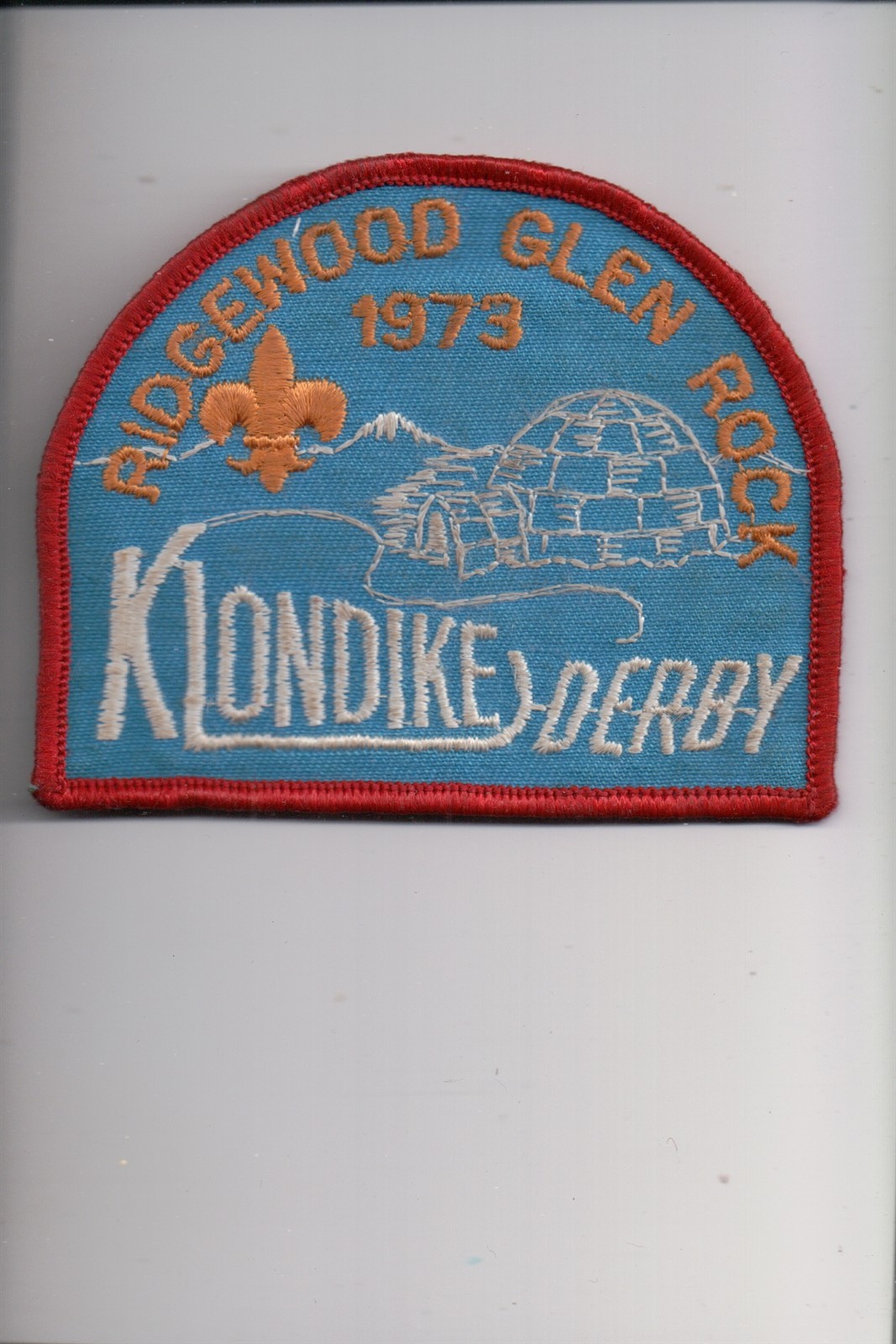 1973 Ridgewood Glen Rock Klondike Derby patch