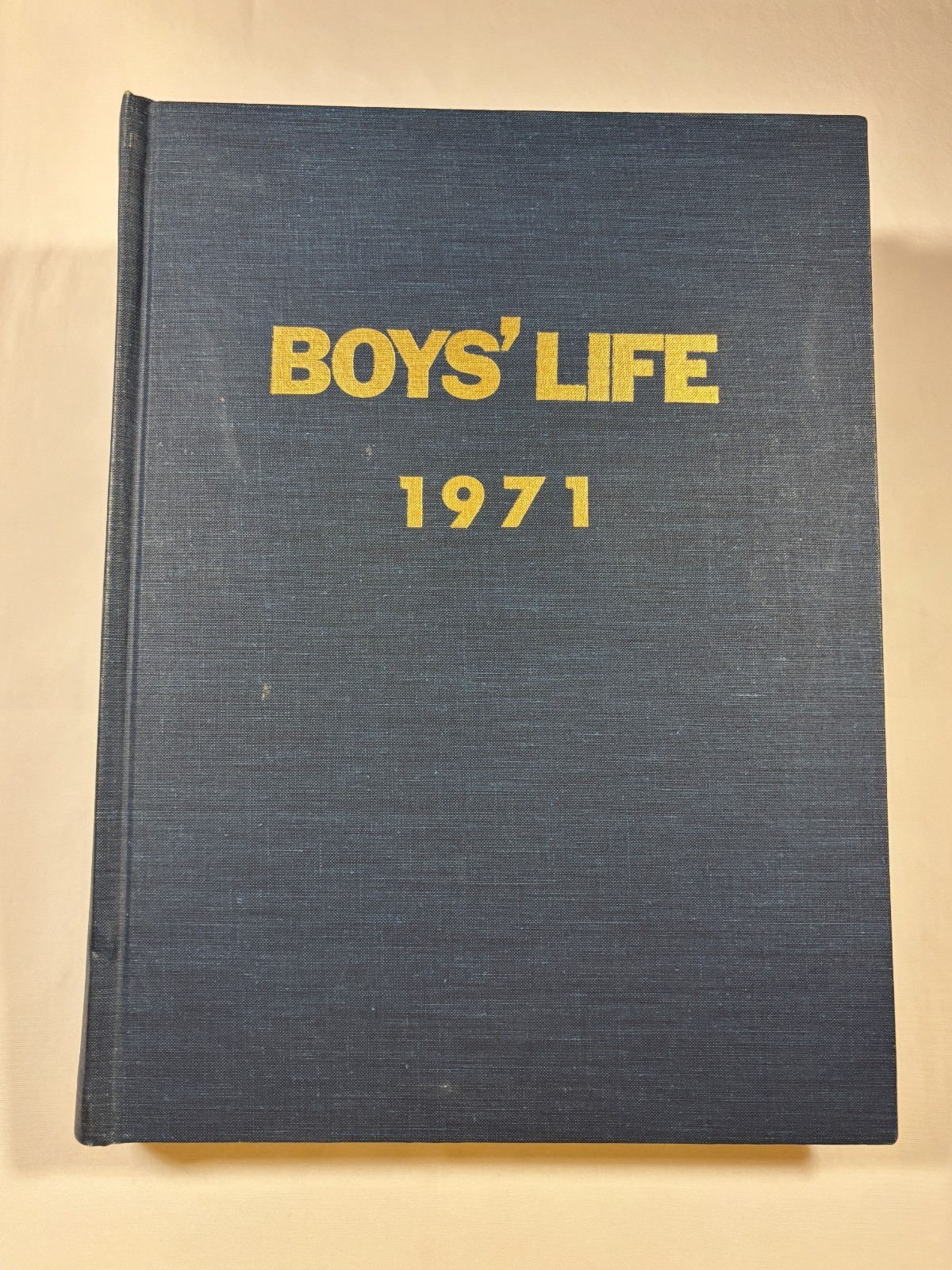 1971 BOY SCOUTS OF AMERICA BOYS\' LIFE MAGAZINES HARDBOUND BOOK ~ COMPLETE
