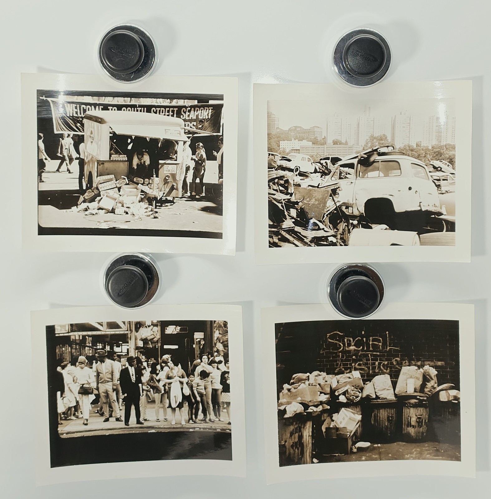 Lot of 4 Vintage 1960s New York City Documentary Photographs by Jon Henry