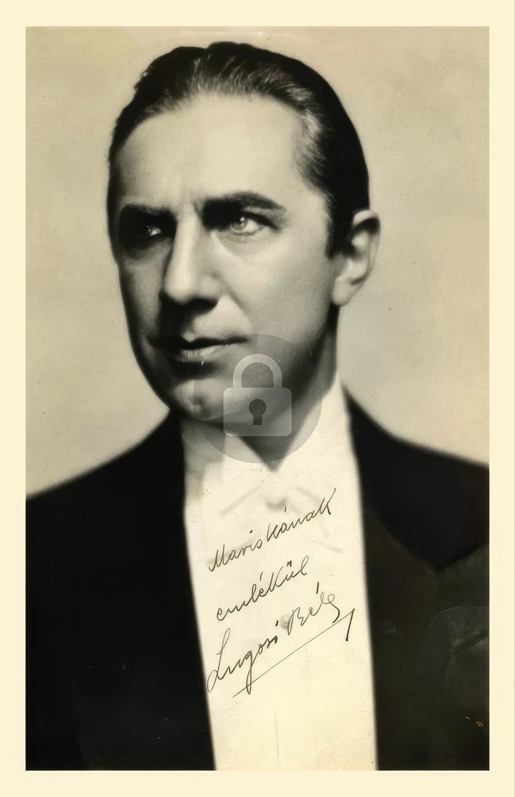 Bela Lugosi as Dracula  Signed Autograph Photo Postcard COPY