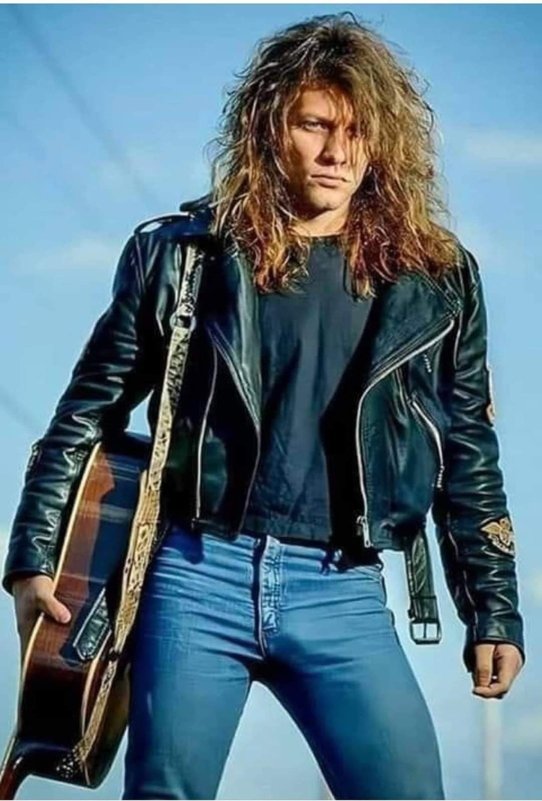 American Signer Jon Bon Jovi Retro Vintage 1980s Celebrity Picture Photo 4x6