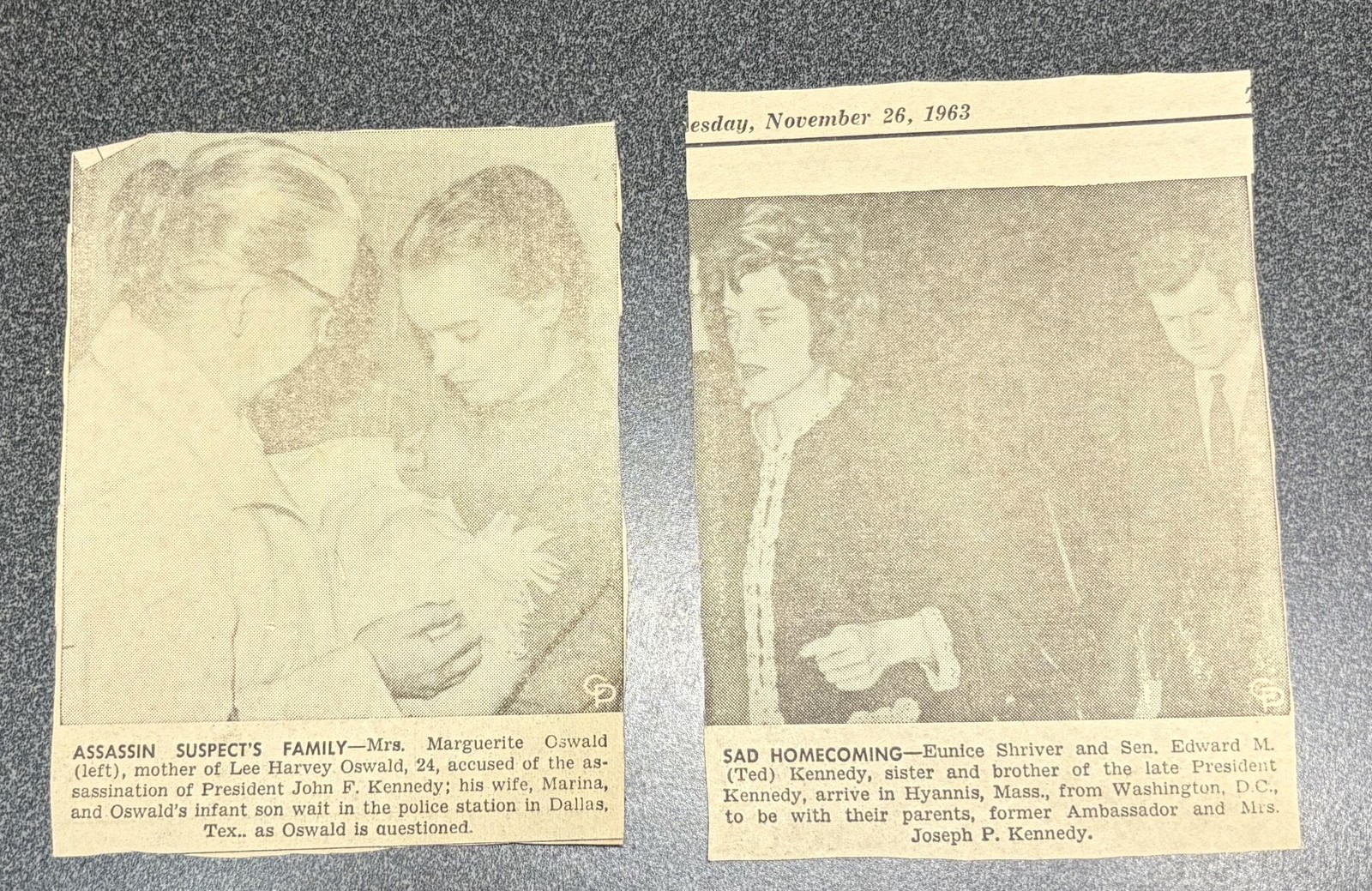 Vintage 1963 Venezuelan Newspaper Clippings JFK Jacqueline Kennedy Article EX